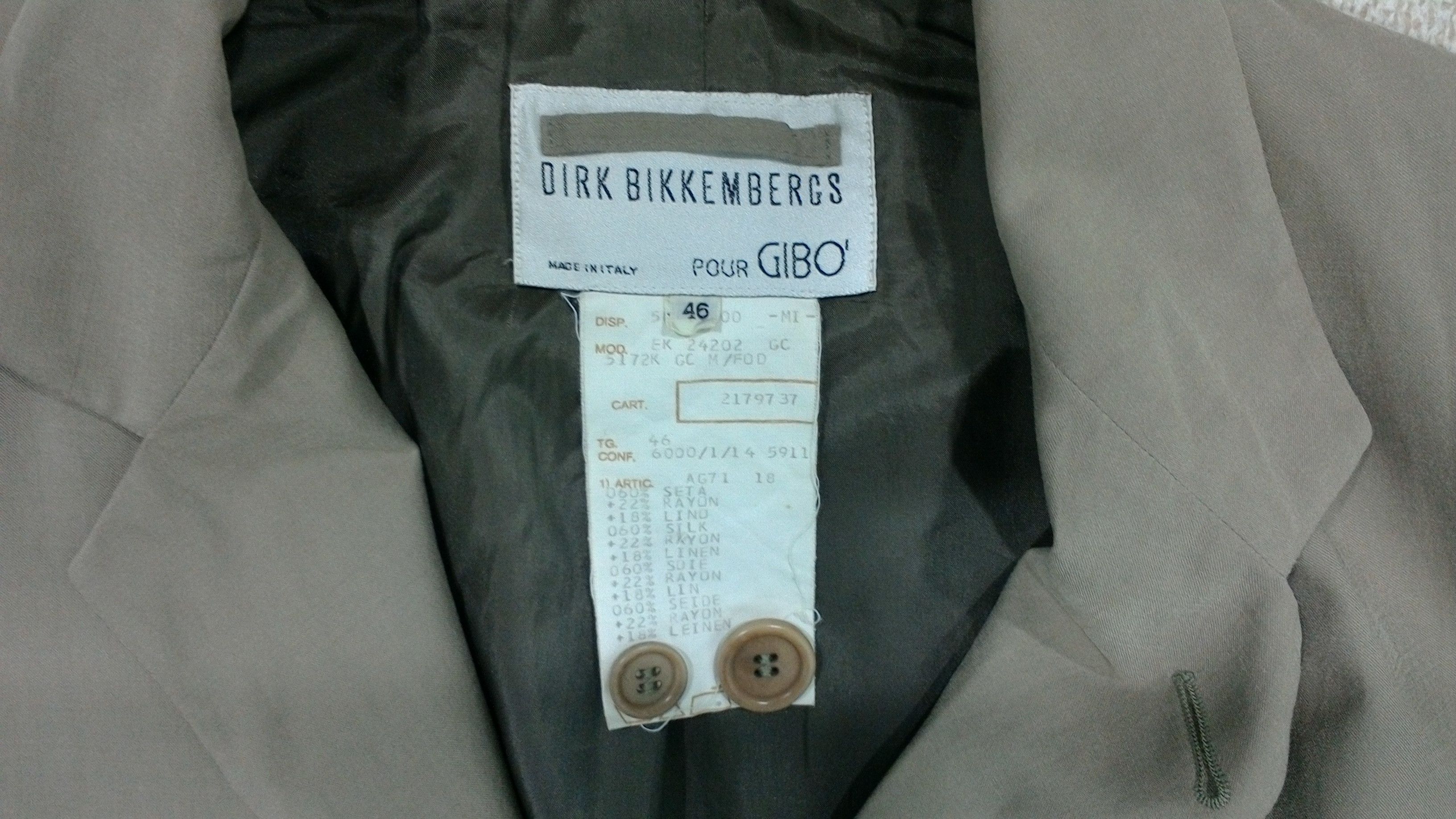 Dirk Bikkembergs DIRK BIKKEMBERGS Men Blazer Jacket Size US S / EU 44-46 / 1 - 6 Thumbnail