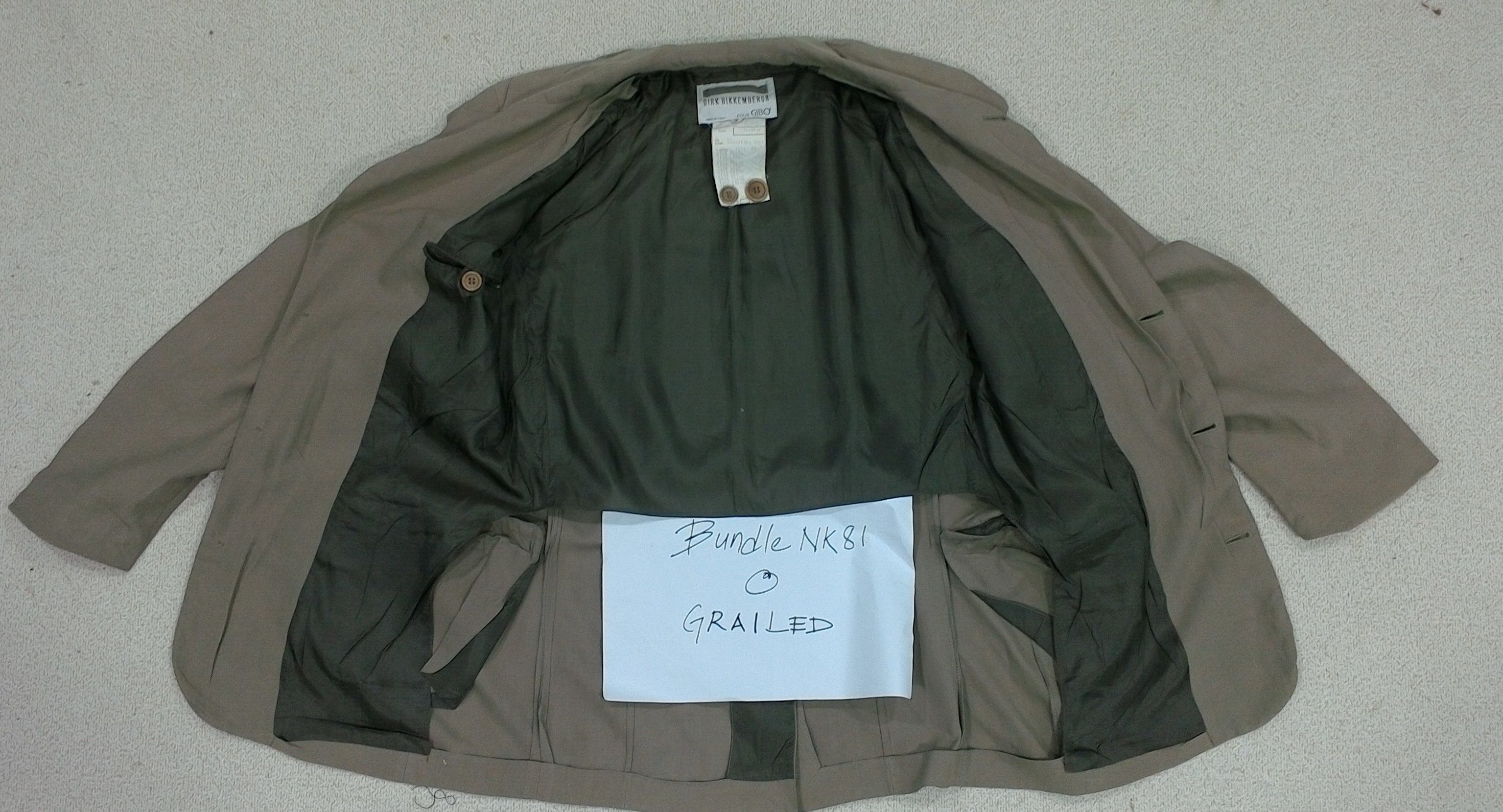 Dirk Bikkembergs DIRK BIKKEMBERGS Men Blazer Jacket Size US S / EU 44-46 / 1 - 5 Thumbnail
