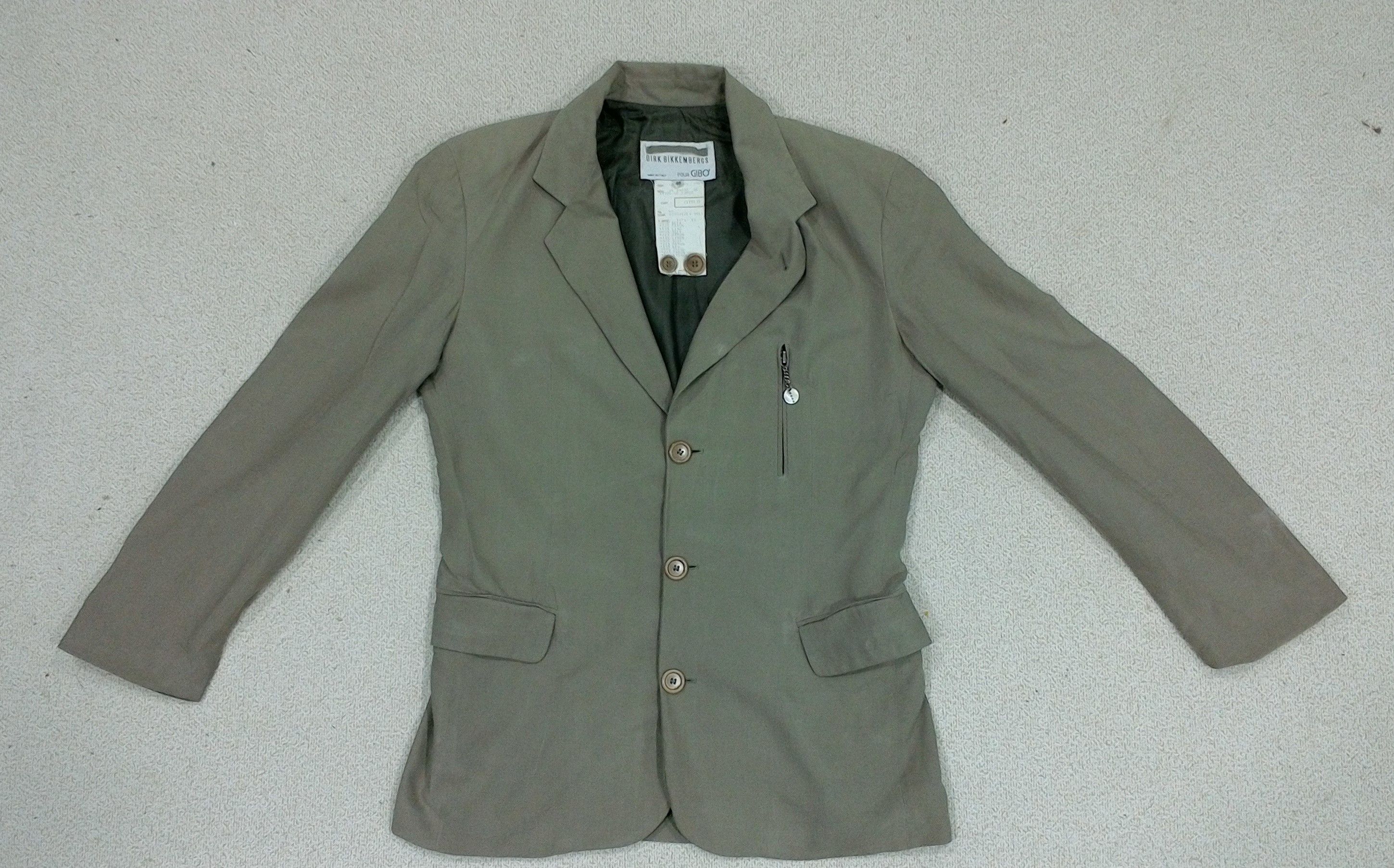 Dirk Bikkembergs DIRK BIKKEMBERGS Men Blazer Jacket Size US S / EU 44-46 / 1 - 3 Thumbnail