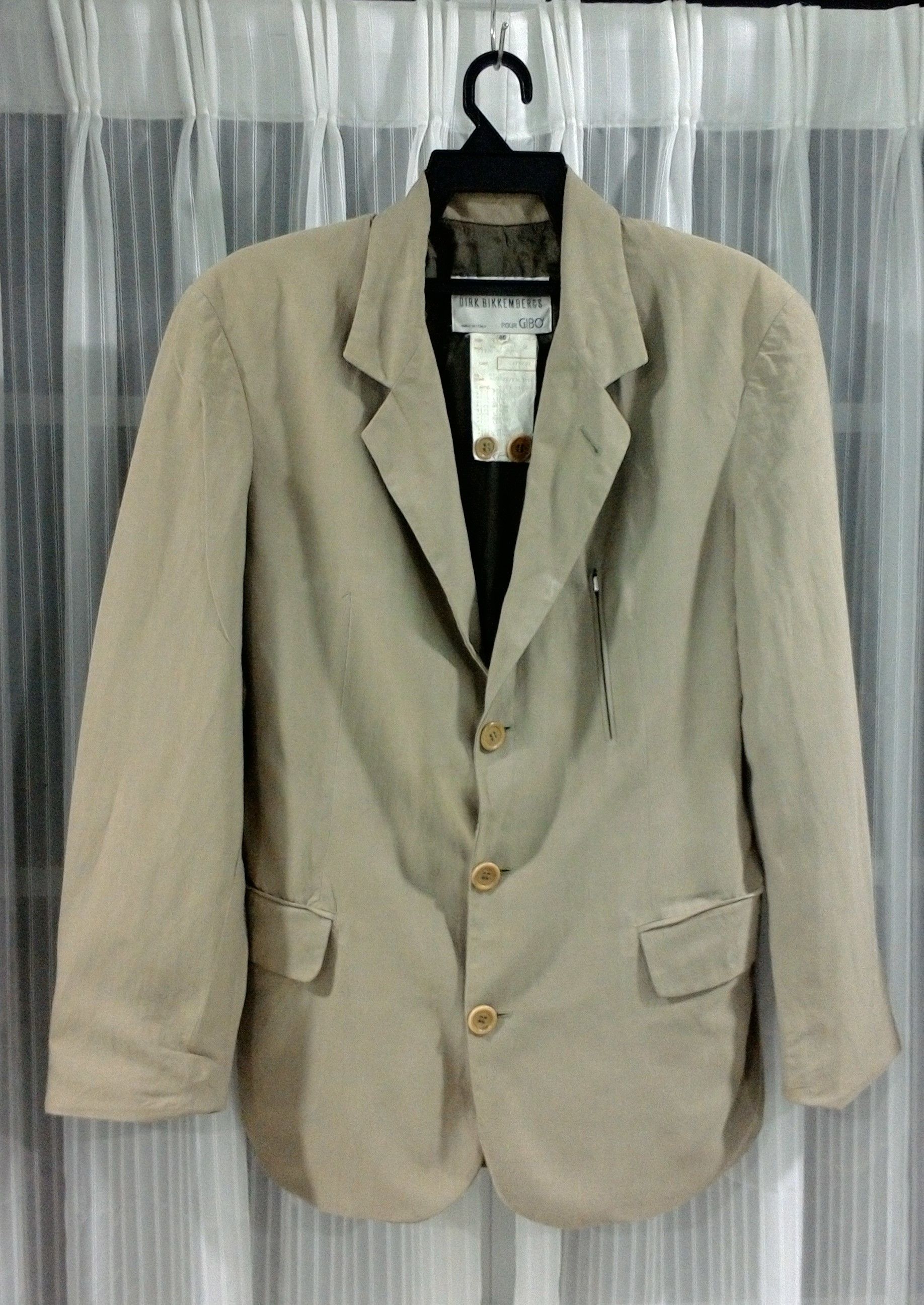 Dirk Bikkembergs DIRK BIKKEMBERGS Men Blazer Jacket Size US S / EU 44-46 / 1 - 1 Thumbnail