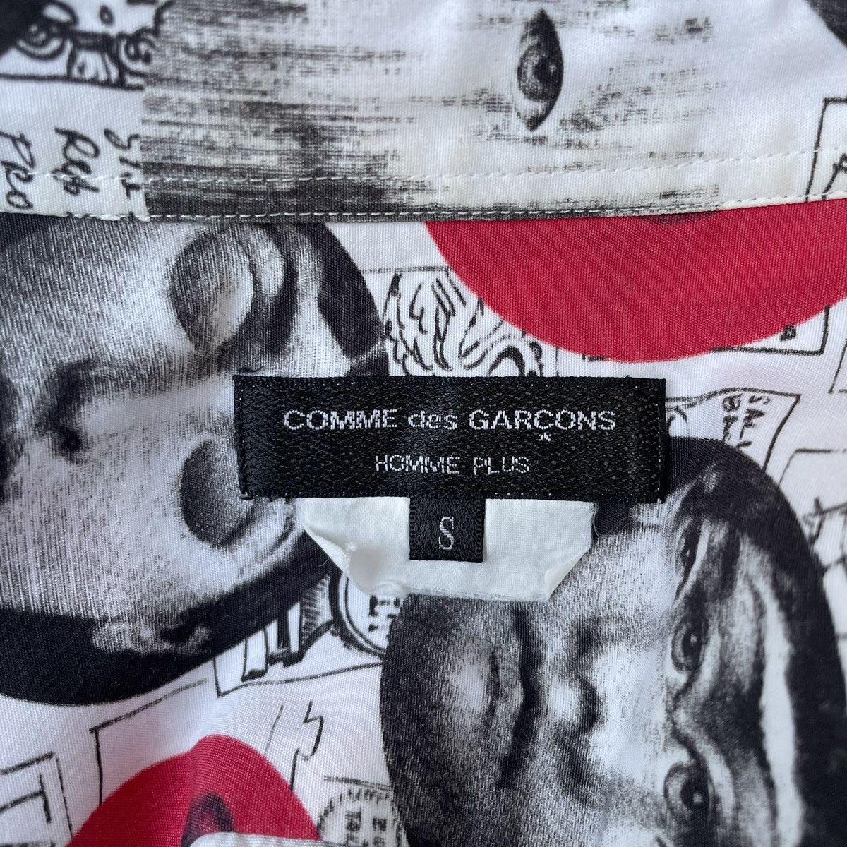 Comme des Garcons Homme Plus CDG Homme Plus x Fornasetti Shirt Button-Up Runway S/S17 Size US S / EU 44-46 / 1 - 7 Thumbnail