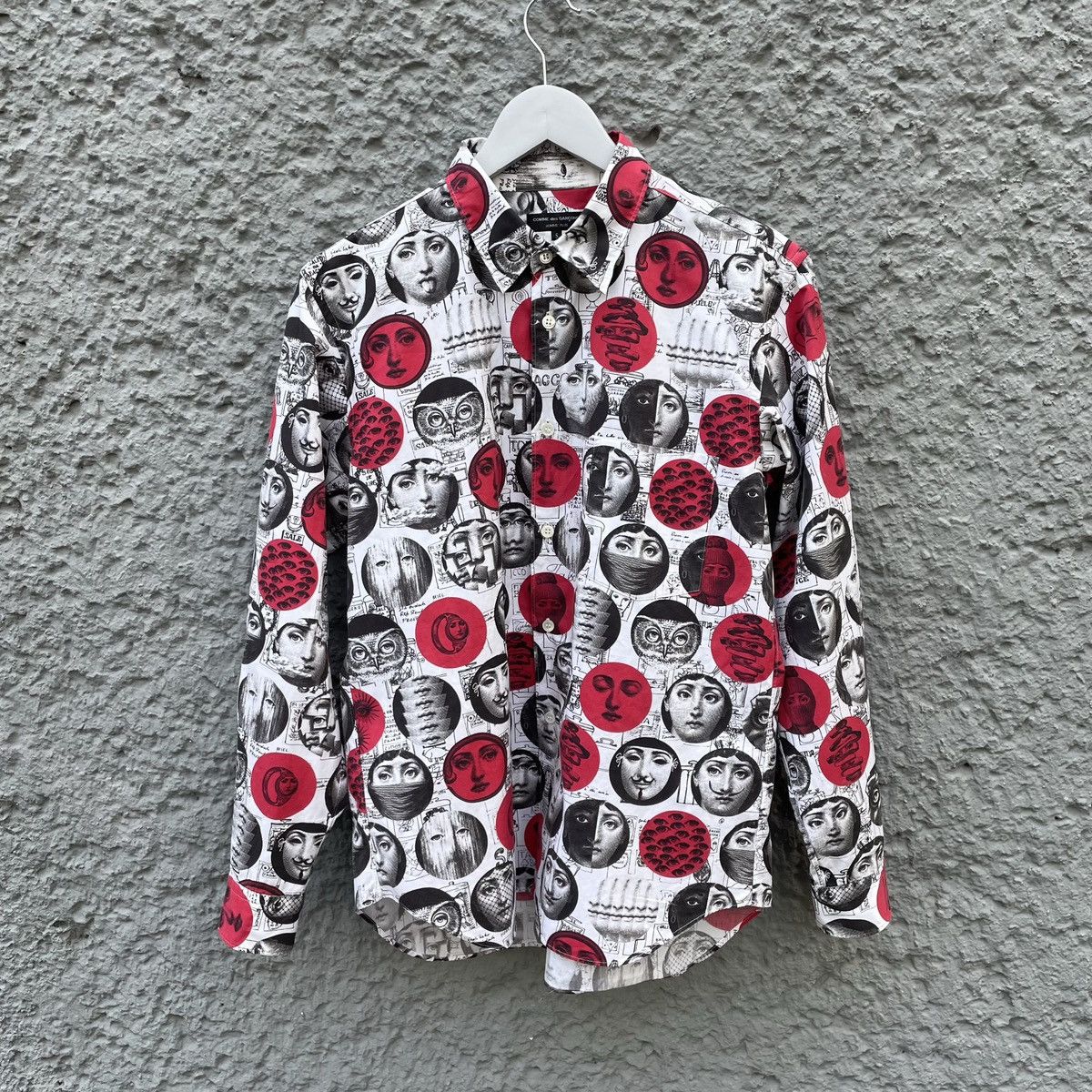 Comme des Garcons Homme Plus CDG Homme Plus x Fornasetti Shirt Button-Up Runway S/S17 Size US S / EU 44-46 / 1 - 1 Thumbnail