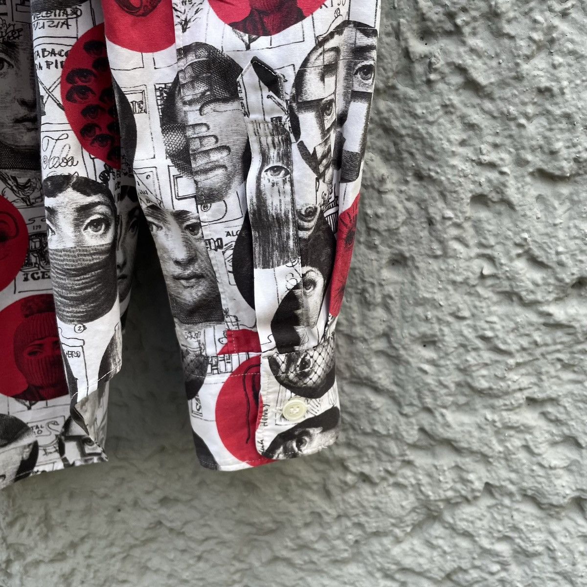 Comme des Garcons Homme Plus CDG Homme Plus x Fornasetti Shirt Button-Up Runway S/S17 Size US S / EU 44-46 / 1 - 6 Thumbnail