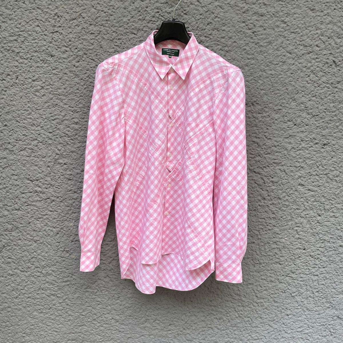 Pre-owned Comme Des Garcons X Comme Des Garcons Homme Plus Comme Des Garcons Evergreen Pink Shirt Button Up