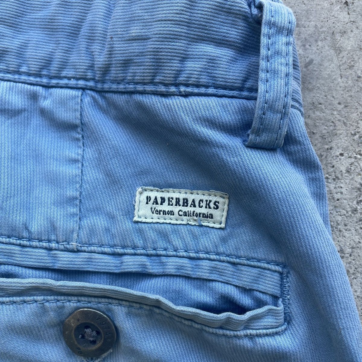 Original Paperbacks Vintage PaperBucks Faded Trousers Casual Pants W31x31 Size US 31 - 9 Thumbnail