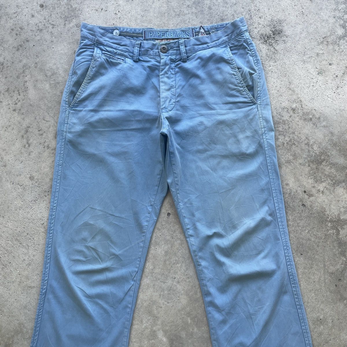 Original Paperbacks Vintage PaperBucks Faded Trousers Casual Pants W31x31 Size US 31 - 3 Thumbnail