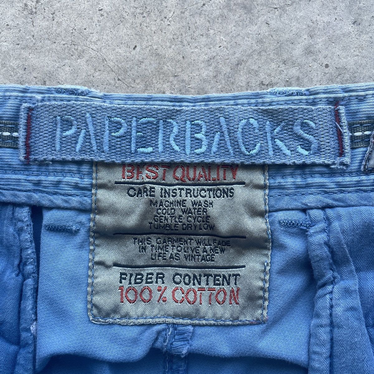 Original Paperbacks Vintage PaperBucks Faded Trousers Casual Pants W31x31 Size US 31 - 6 Thumbnail