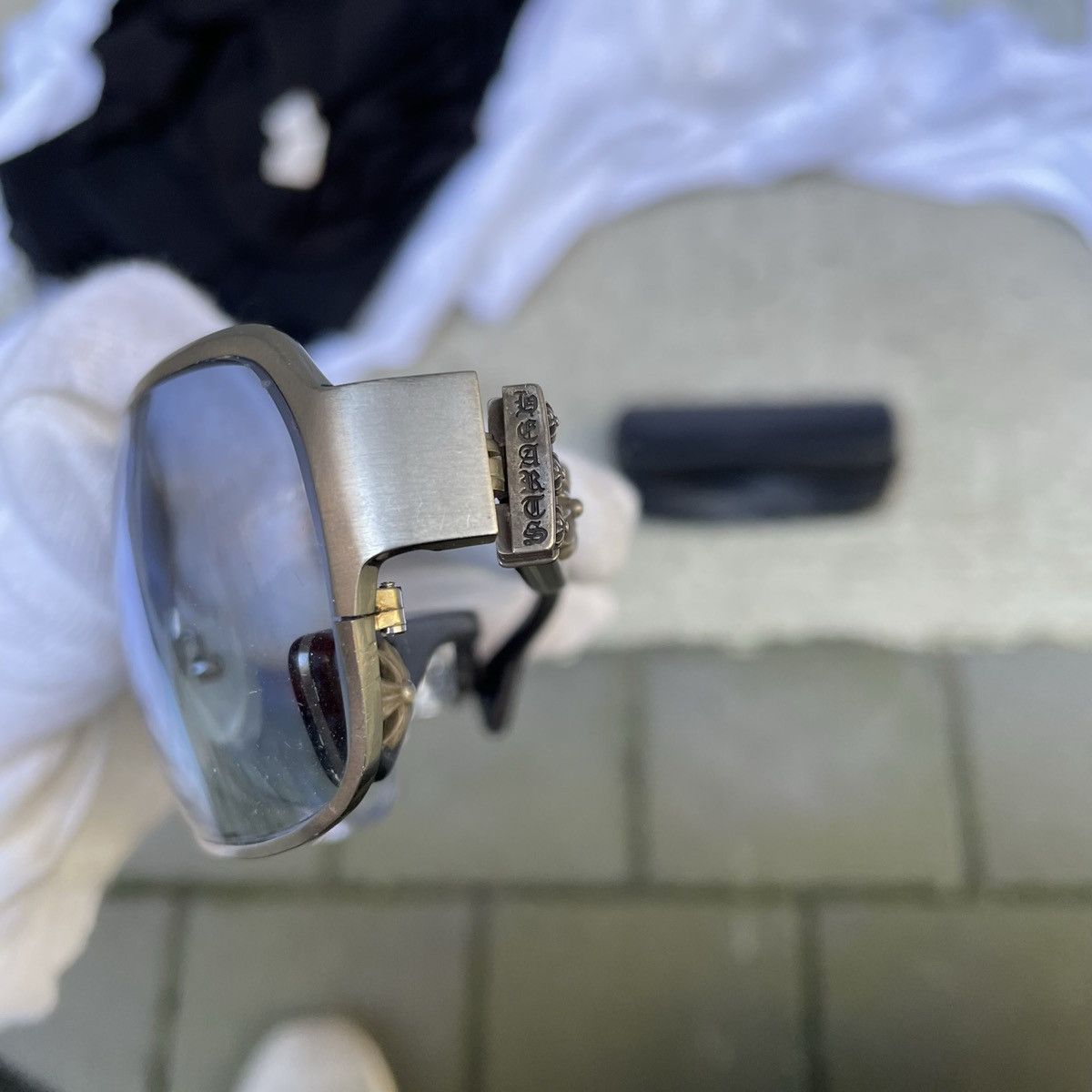 Chrome Hearts Chrome Hearts Grey Sunglasses Mount Bs Size ONE SIZE - 7 Thumbnail