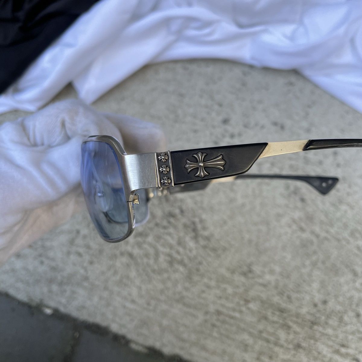 Chrome Hearts Chrome Hearts Grey Sunglasses Mount Bs Size ONE SIZE - 9 Thumbnail