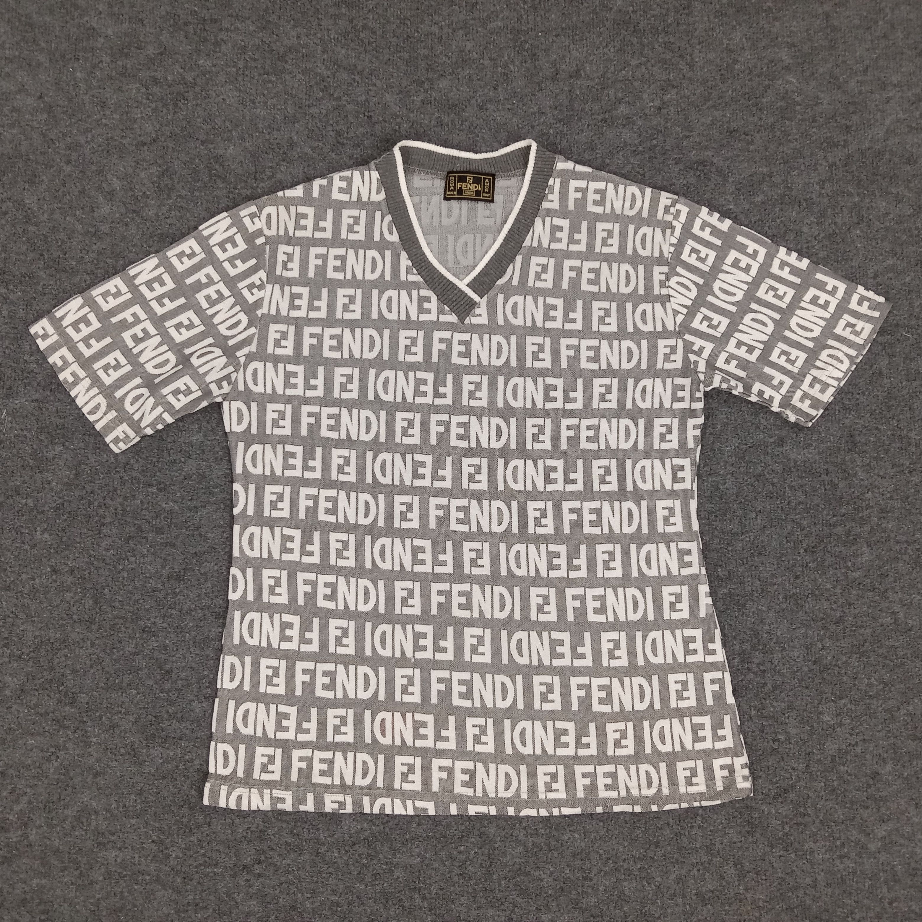 Fendi Fullprint Style Italian Brand Tshirt