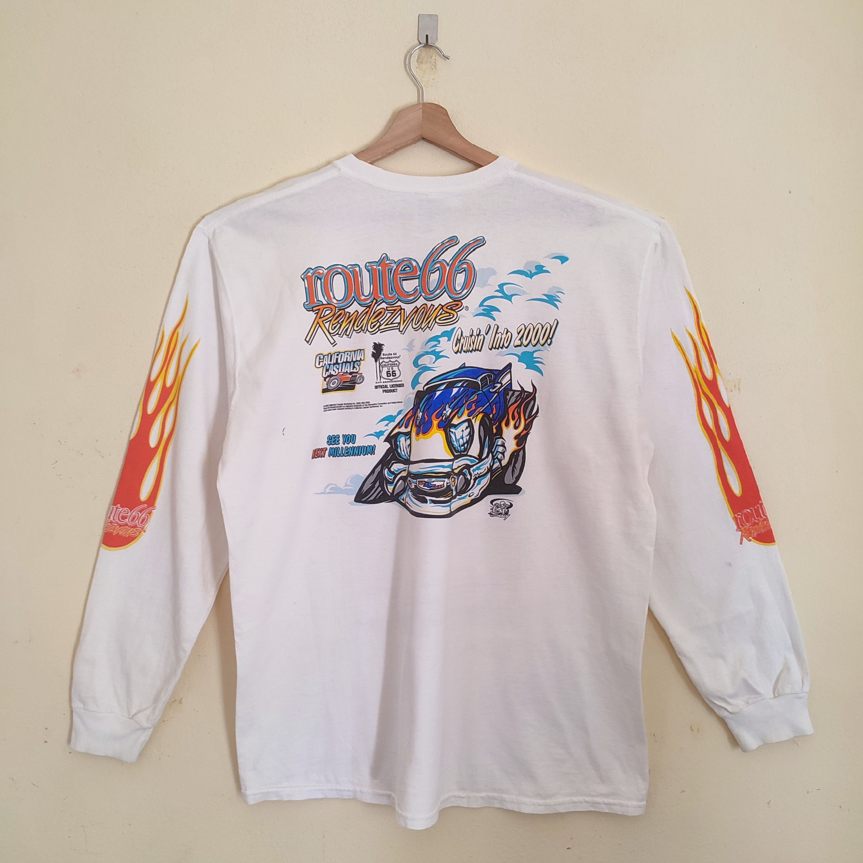 NASCAR × Vintage NASCAR Racing Long Sleeve Vintage Tshirt Size US XL / EU 56 / 4 - 1 Thumbnail