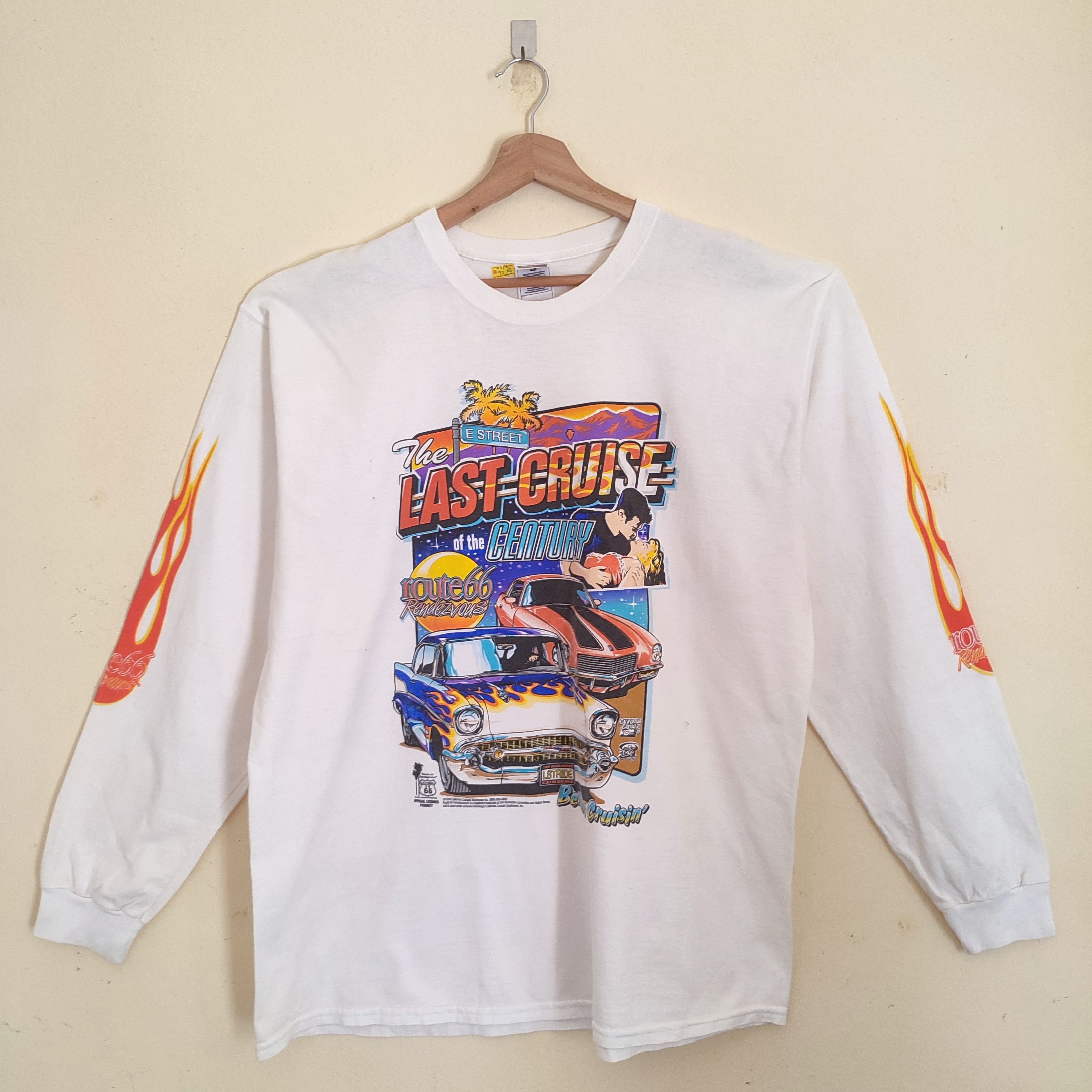 NASCAR × Vintage NASCAR Racing Long Sleeve Vintage Tshirt Size US XL / EU 56 / 4 - 3 Thumbnail