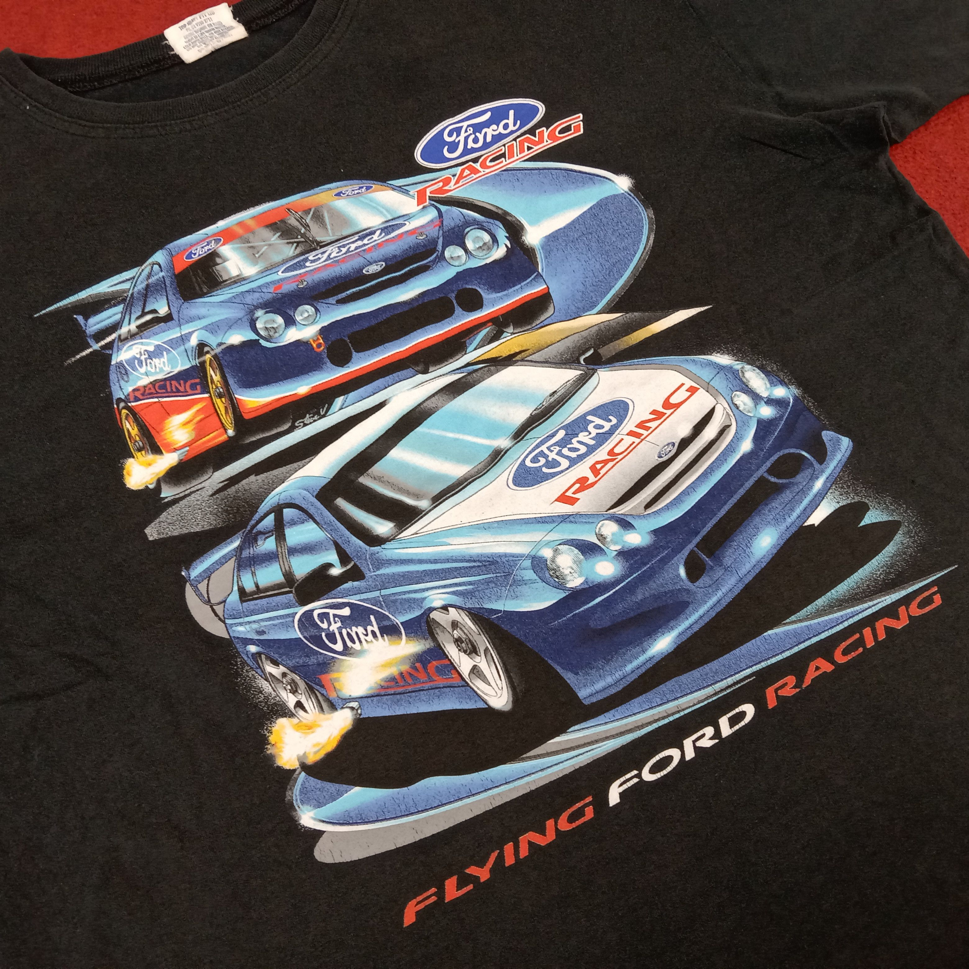 Ford × Vintage Ford Racing Car Motorsports Vintage Tshirt Size US XL / EU 56 / 4 - 2 Thumbnail