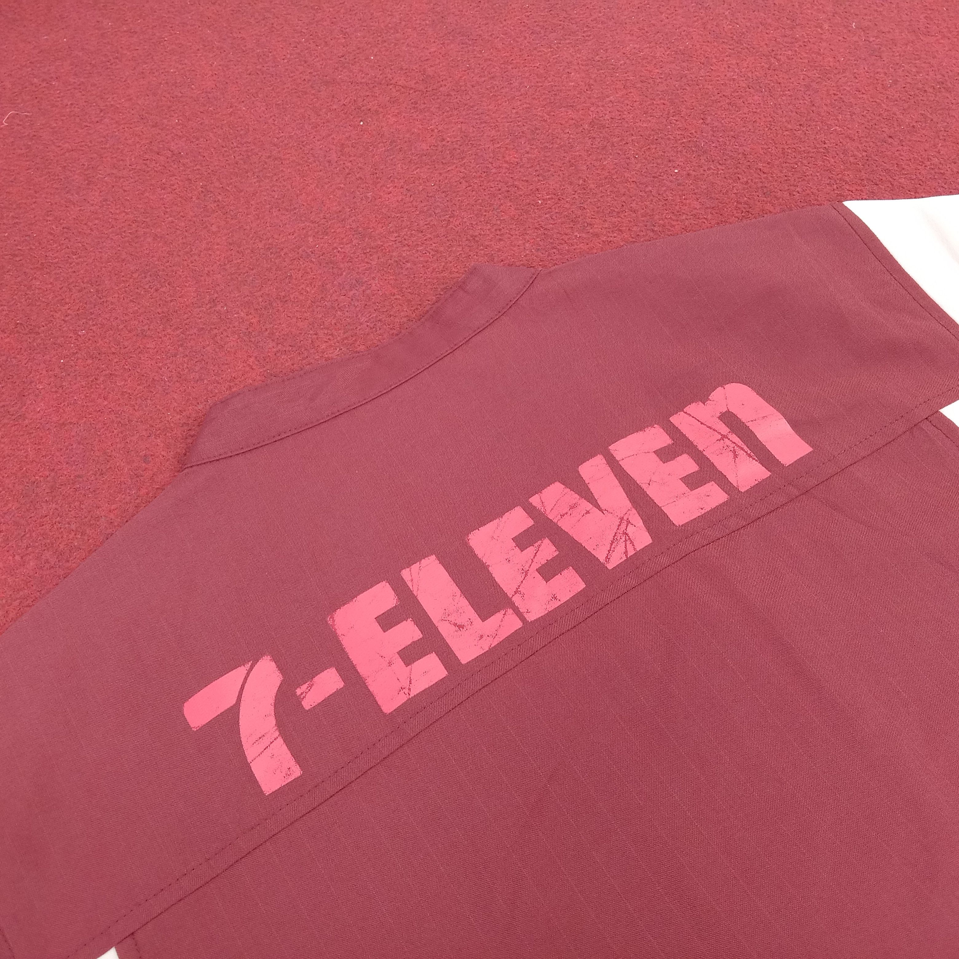 Japanese Brand × Vintage 7 Eleven Big Logo Japanese Workers Uniform Shirt Jacket Size US M / EU 48-50 / 2 - 4 Thumbnail