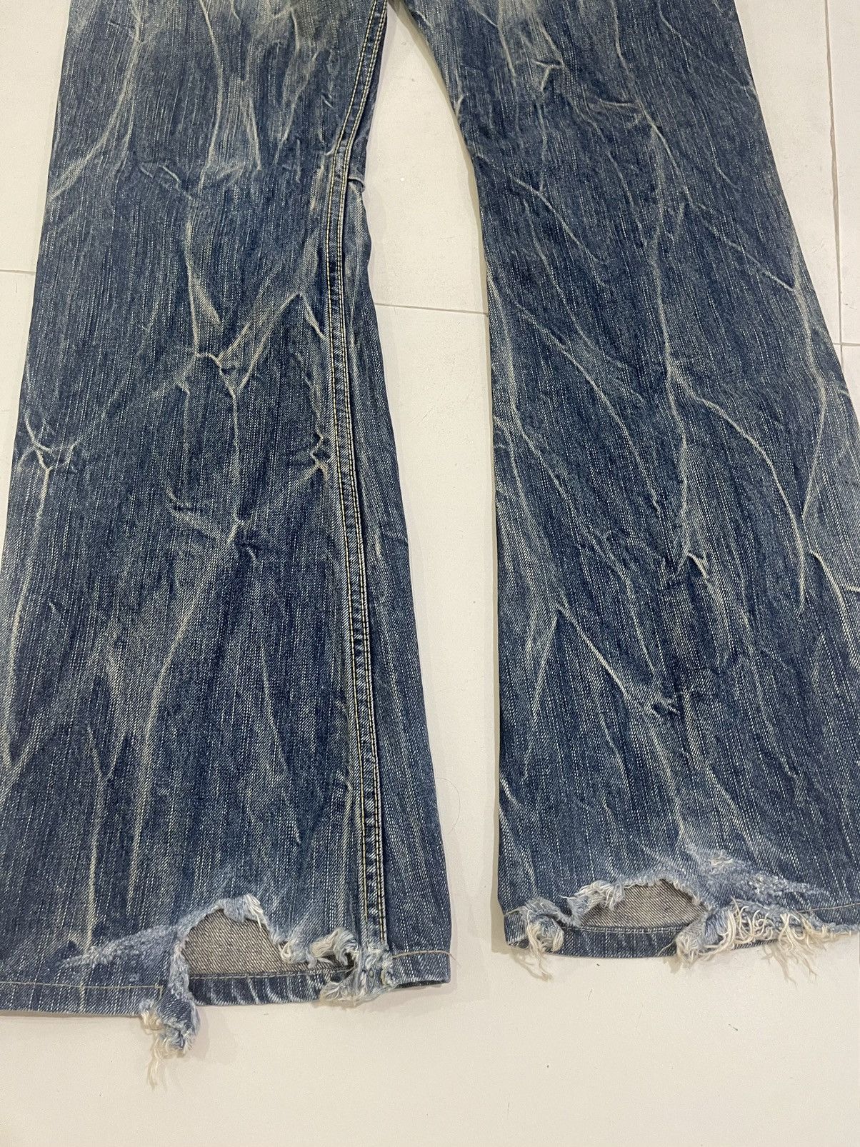 🔥DELETE SOON🚀Vintage Flare Jeans Japanese Brand Streetwear