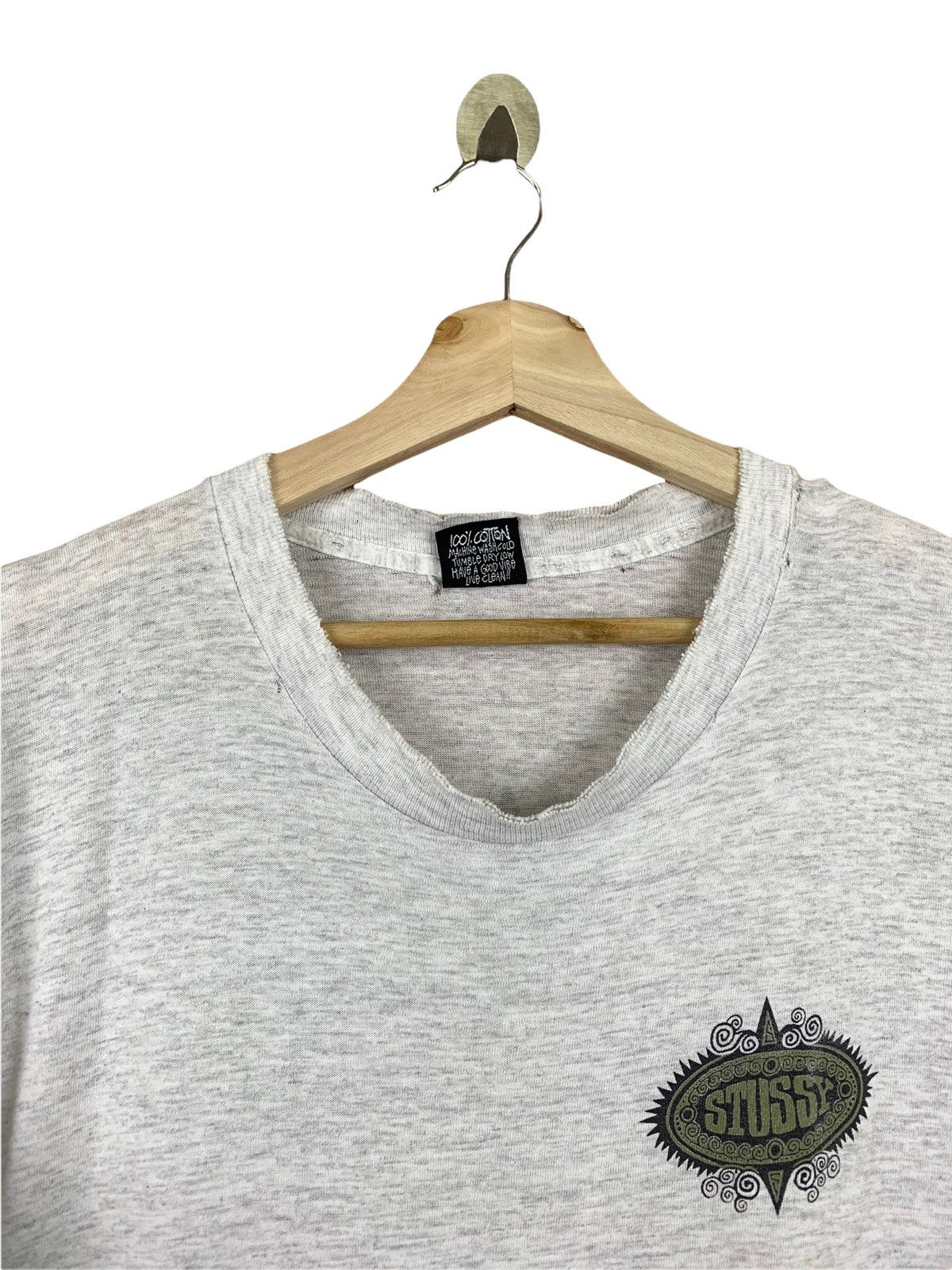 Stussy 🔥VINTAGE STUSSY MADE USA BIG LOGO T-SHIRT Size US L / EU 52-54 / 3 - 5 Thumbnail