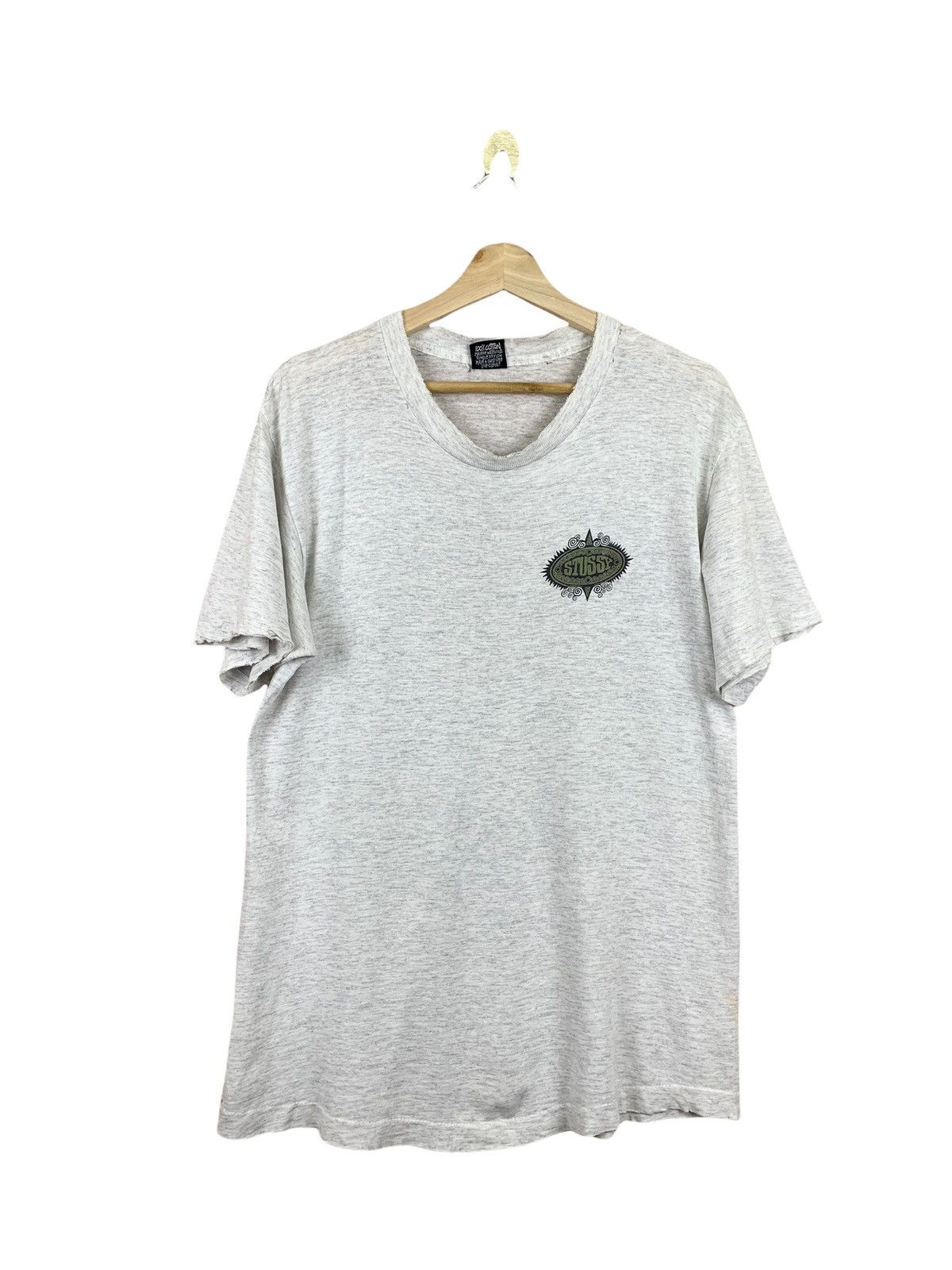 Stussy 🔥VINTAGE STUSSY MADE USA BIG LOGO T-SHIRT Size US L / EU 52-54 / 3 - 2 Thumbnail