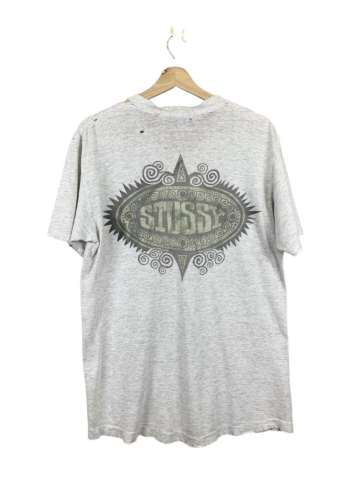 Stussy 🔥VINTAGE STUSSY MADE USA BIG LOGO T-SHIRT Size US L / EU 52-54 / 3 - 1 Thumbnail