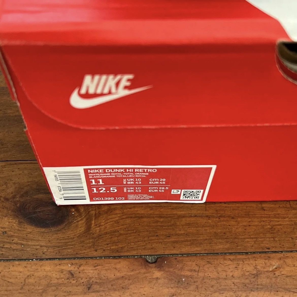 Nike Nike Dunk High 'Game Royal' US Size 11 (NEW) Size US 11 / EU 44 - 7 Thumbnail