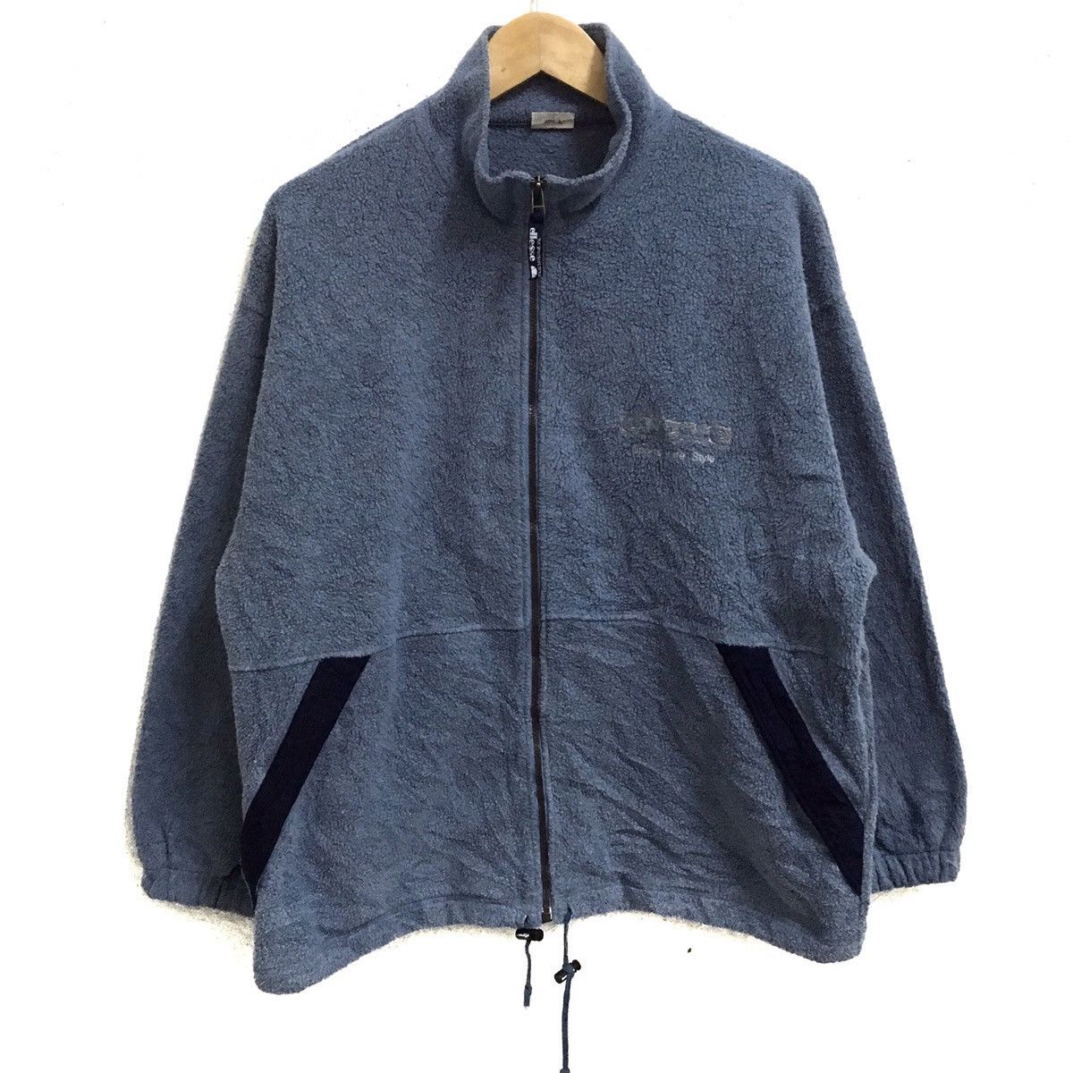 VINTAGE ELLESSE CASUAL SPORTSWEAR ZIPPER FLEECE SWEATER