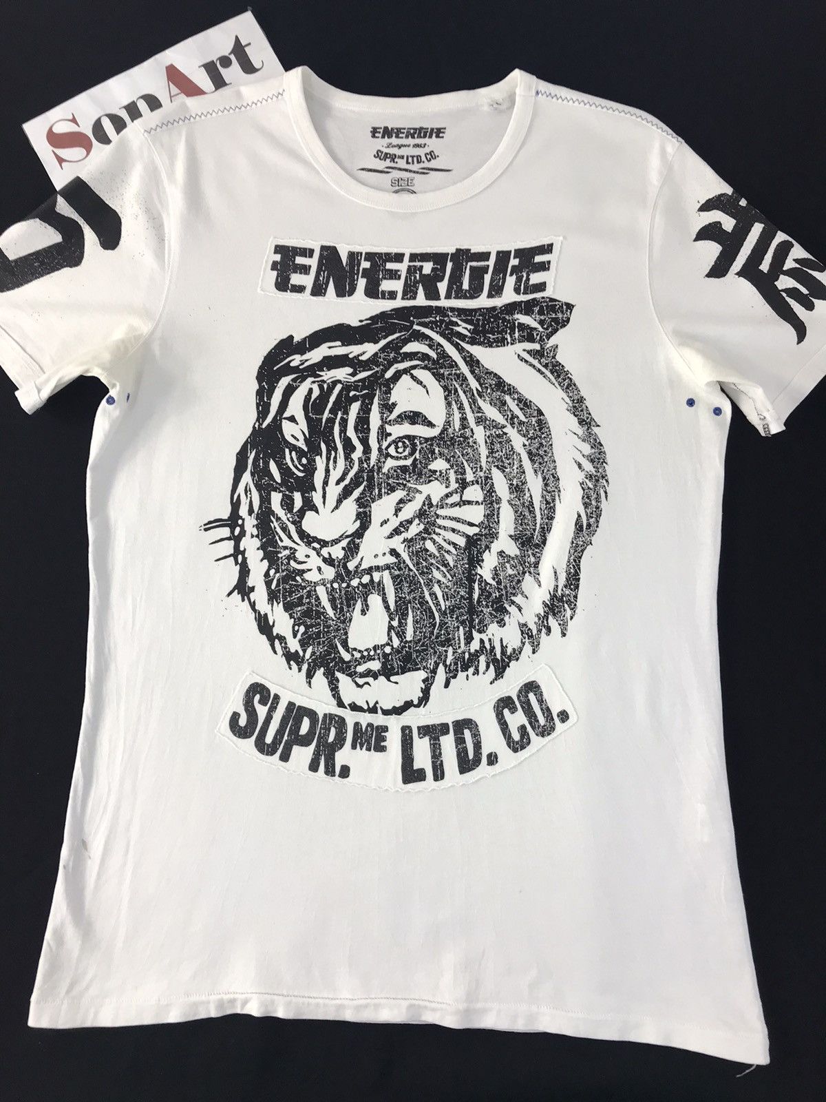 Energie × Vintage Vintage Energie Big Logo Tiger Tee Design Size US M / EU 48-50 / 2 - 3 Thumbnail
