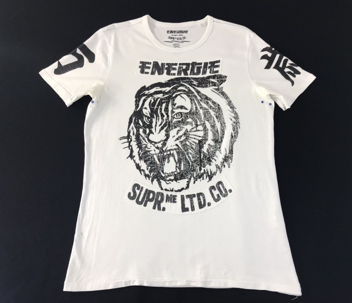Energie × Vintage Vintage Energie Big Logo Tiger Tee Design Size US M / EU 48-50 / 2 - 1 Thumbnail