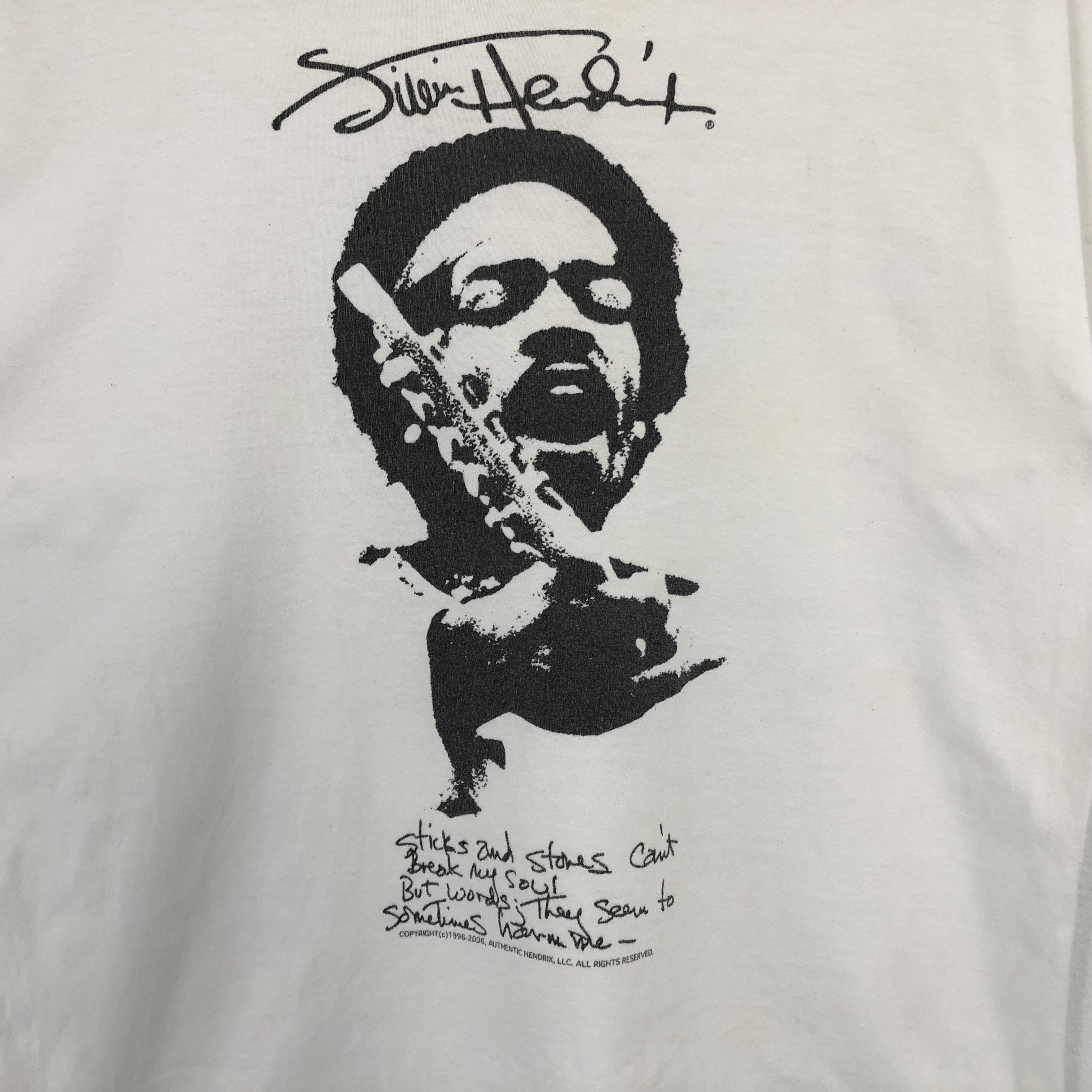 Jimi Hendrix Vintage Jimi Hendrix American Singer Rock Design Tshirt Size US M / EU 48-50 / 2 - 2 Thumbnail