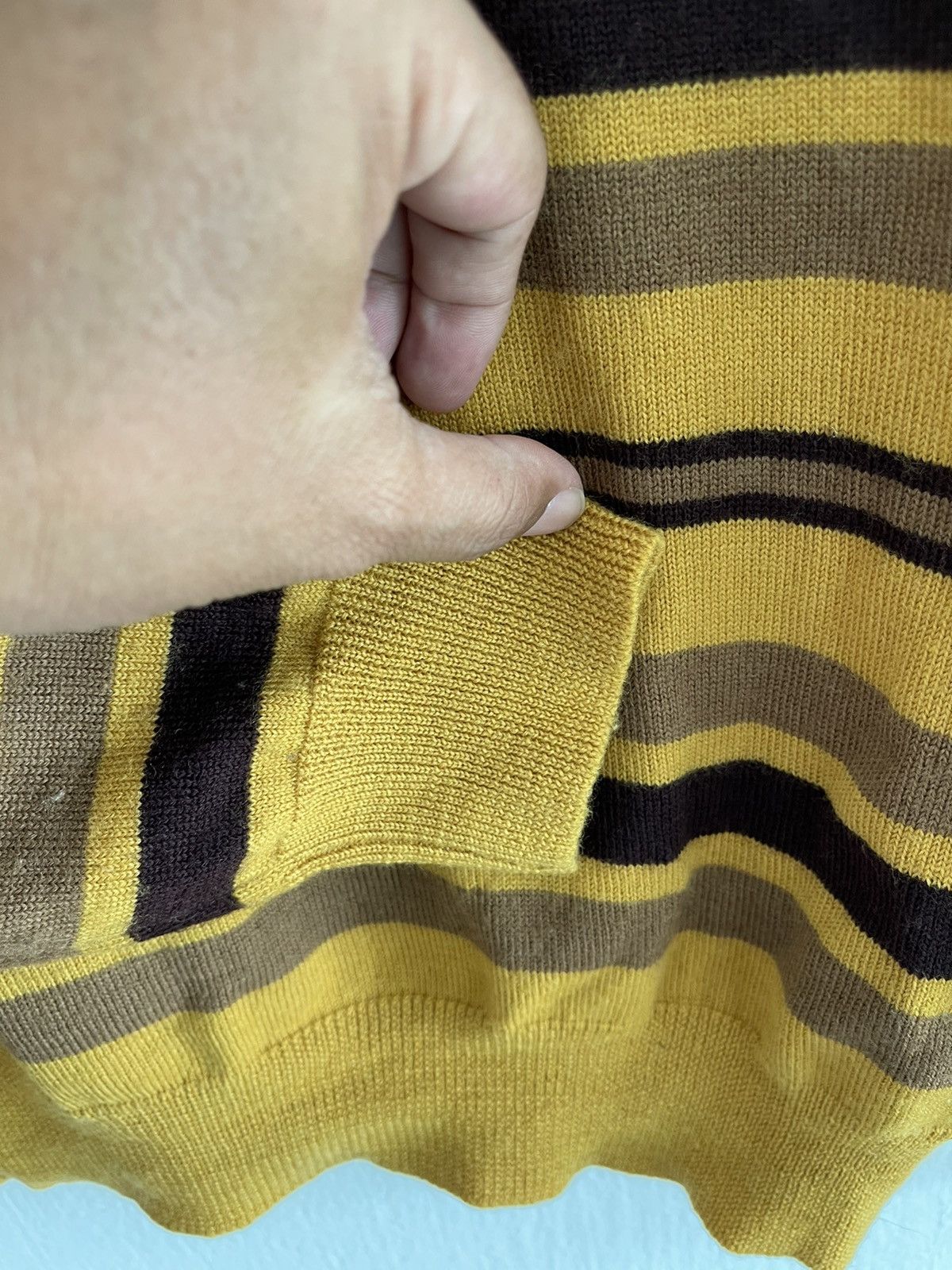 Needles SONIC LAB STRIPES WOOL KNITWEAR Size XS / US 0-2 / IT 36-38 - 6 Thumbnail