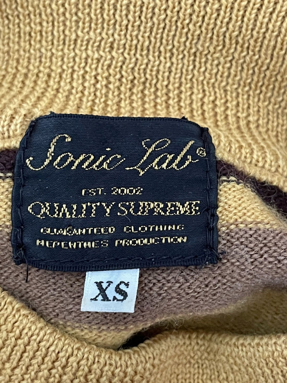Needles SONIC LAB STRIPES WOOL KNITWEAR Size XS / US 0-2 / IT 36-38 - 2 Thumbnail