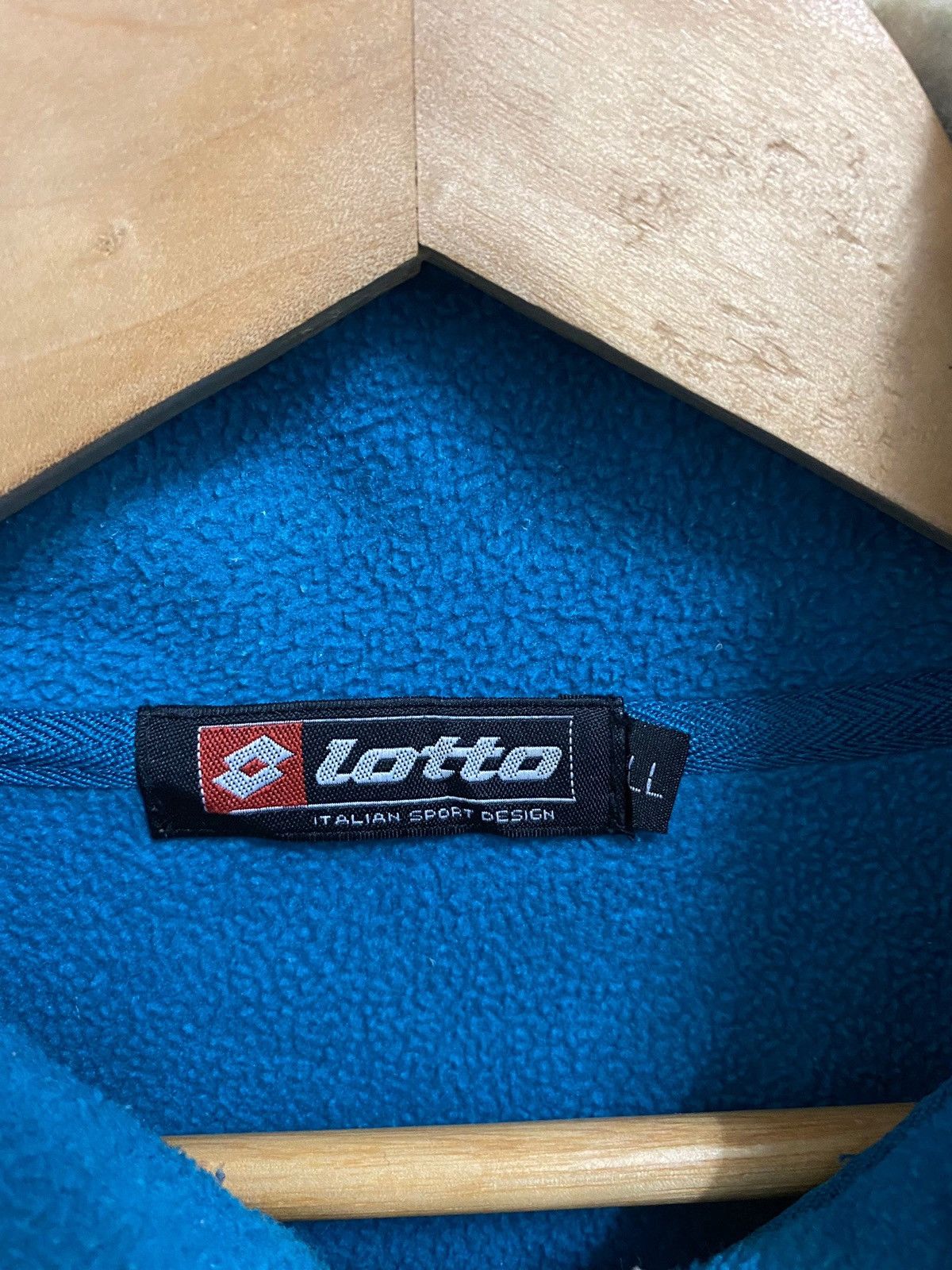 Lotto Sport × Vintage Vintage LOTTO Sportswear Small Logo Fleece Sweater Jacket Size US L / EU 52-54 / 3 - 5 Thumbnail