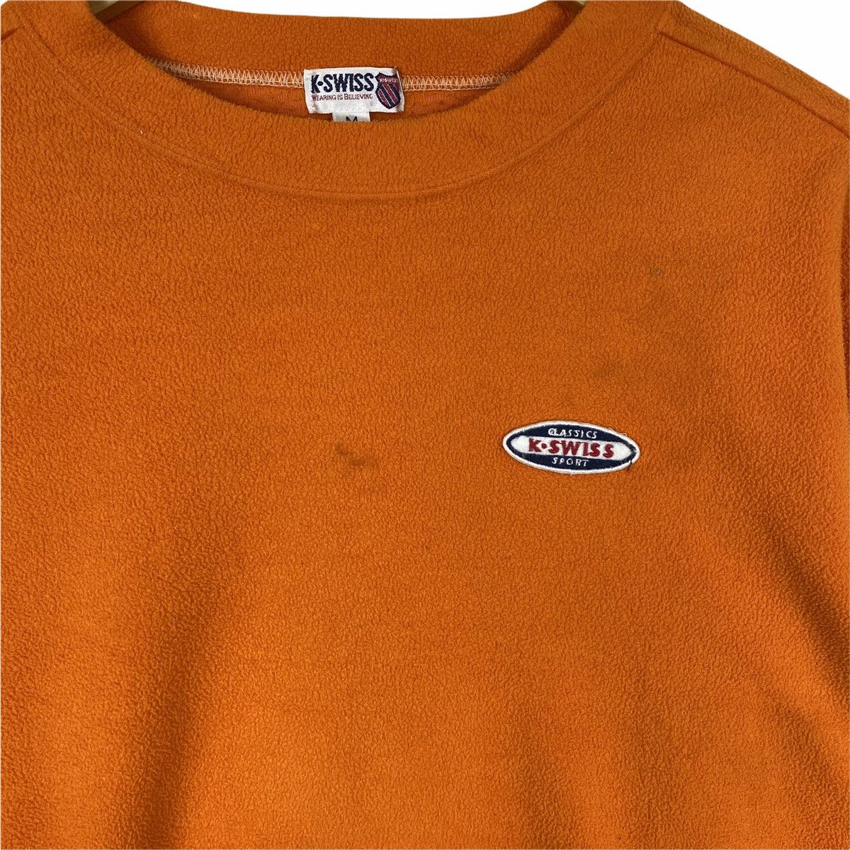 K-Swiss × Vintage Vintage K SWISS Small Logo Fleece Sweatshirt Pullover Size US M / EU 48-50 / 2 - 6 Thumbnail