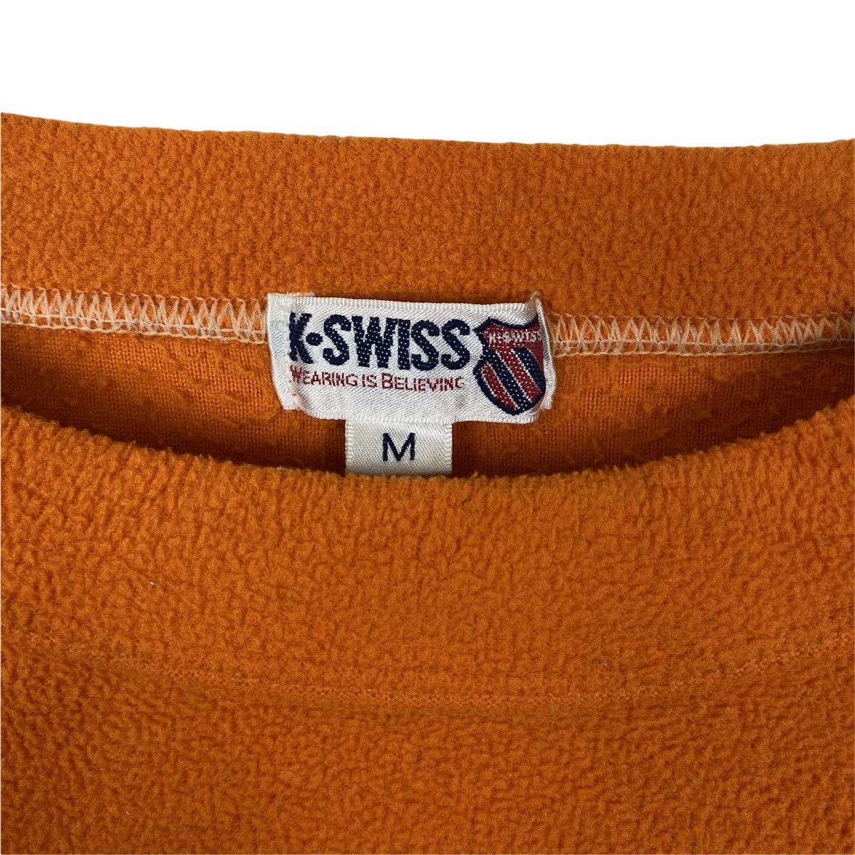 K-Swiss × Vintage Vintage K SWISS Small Logo Fleece Sweatshirt Pullover Size US M / EU 48-50 / 2 - 5 Thumbnail