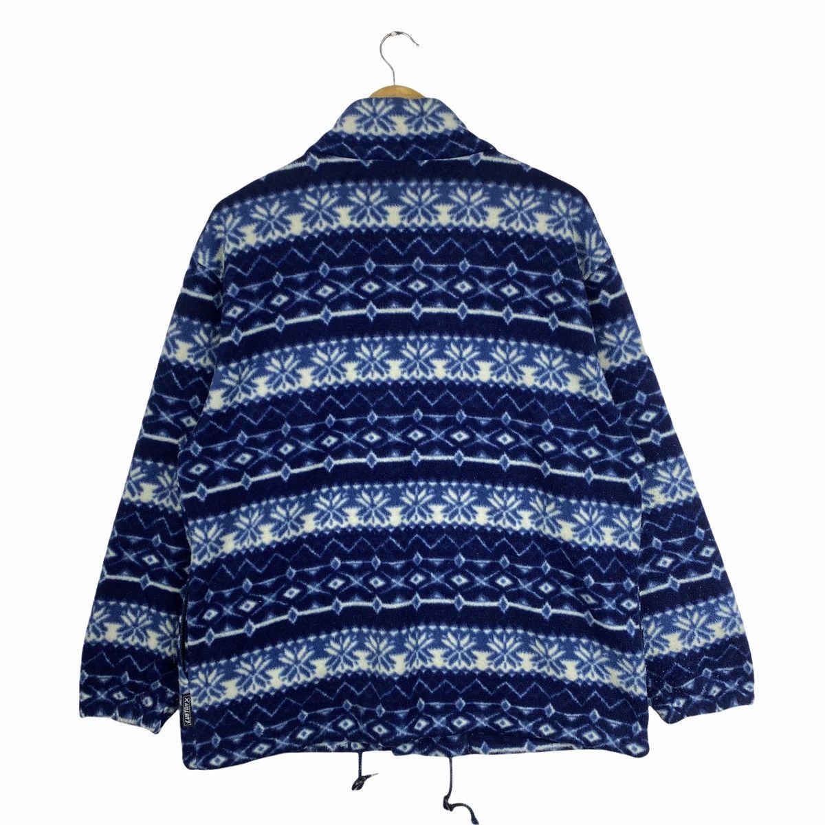 Vintage Vintage CUSTOM X Active Sport Motif Flower Fleece Sweater Size US L / EU 52-54 / 3 - 2 Thumbnail