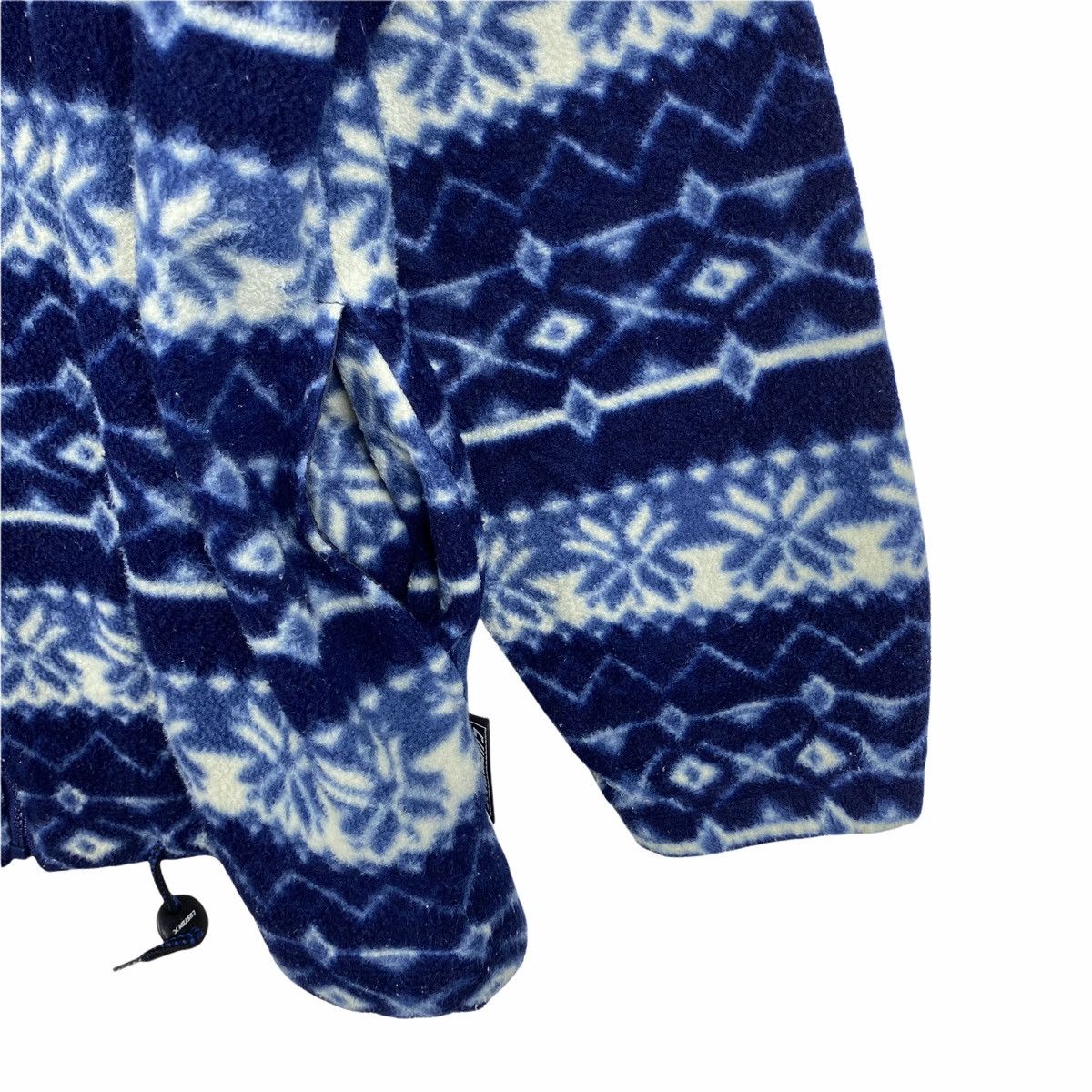 Vintage Vintage CUSTOM X Active Sport Motif Flower Fleece Sweater Size US L / EU 52-54 / 3 - 7 Thumbnail