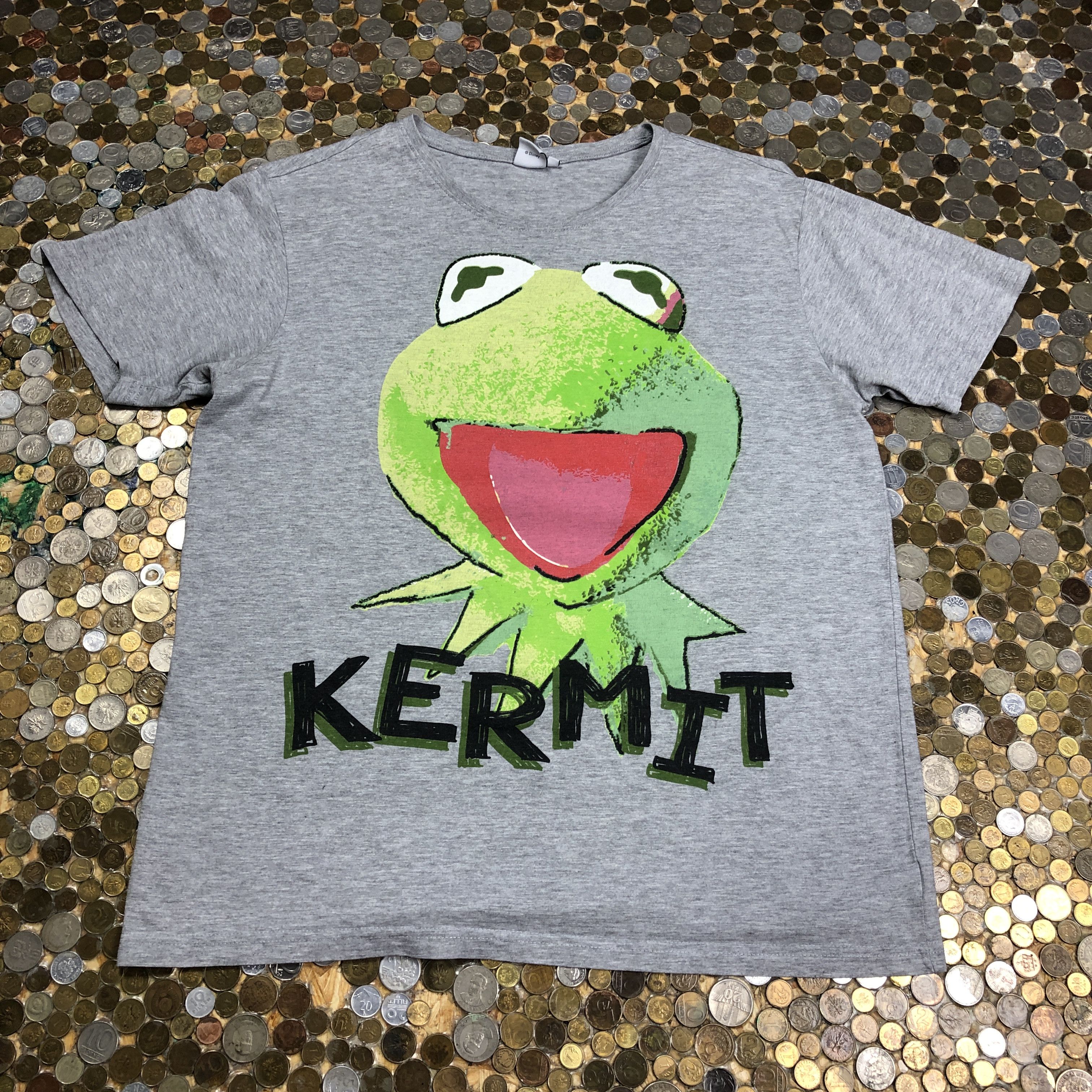 Band Tees × Vintage Vintage Kermit the Frog Unpigged Parody Kurt 