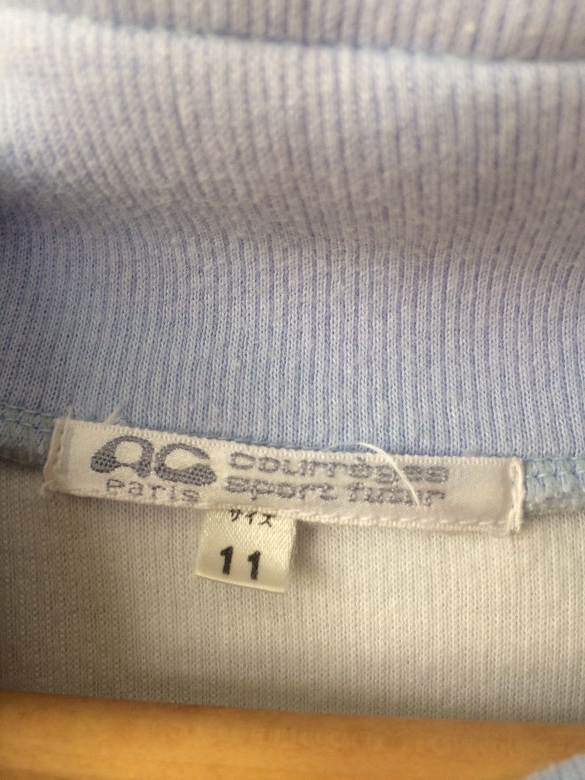 Courreges COURREGES PARIS SWEATSHIRT BIG LOGO SPELL OUT EMBROIDERED Size US M / EU 48-50 / 2 - 4 Thumbnail