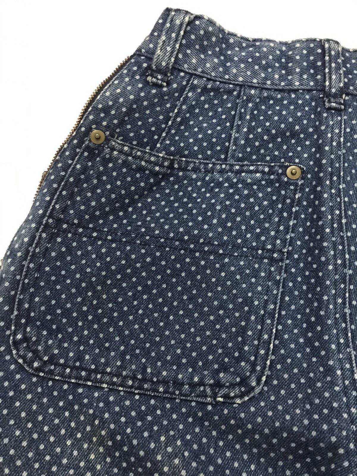 Issey Miyake Vintage Issey Miyake Polkadot Jeans Size 23" - 11 Thumbnail