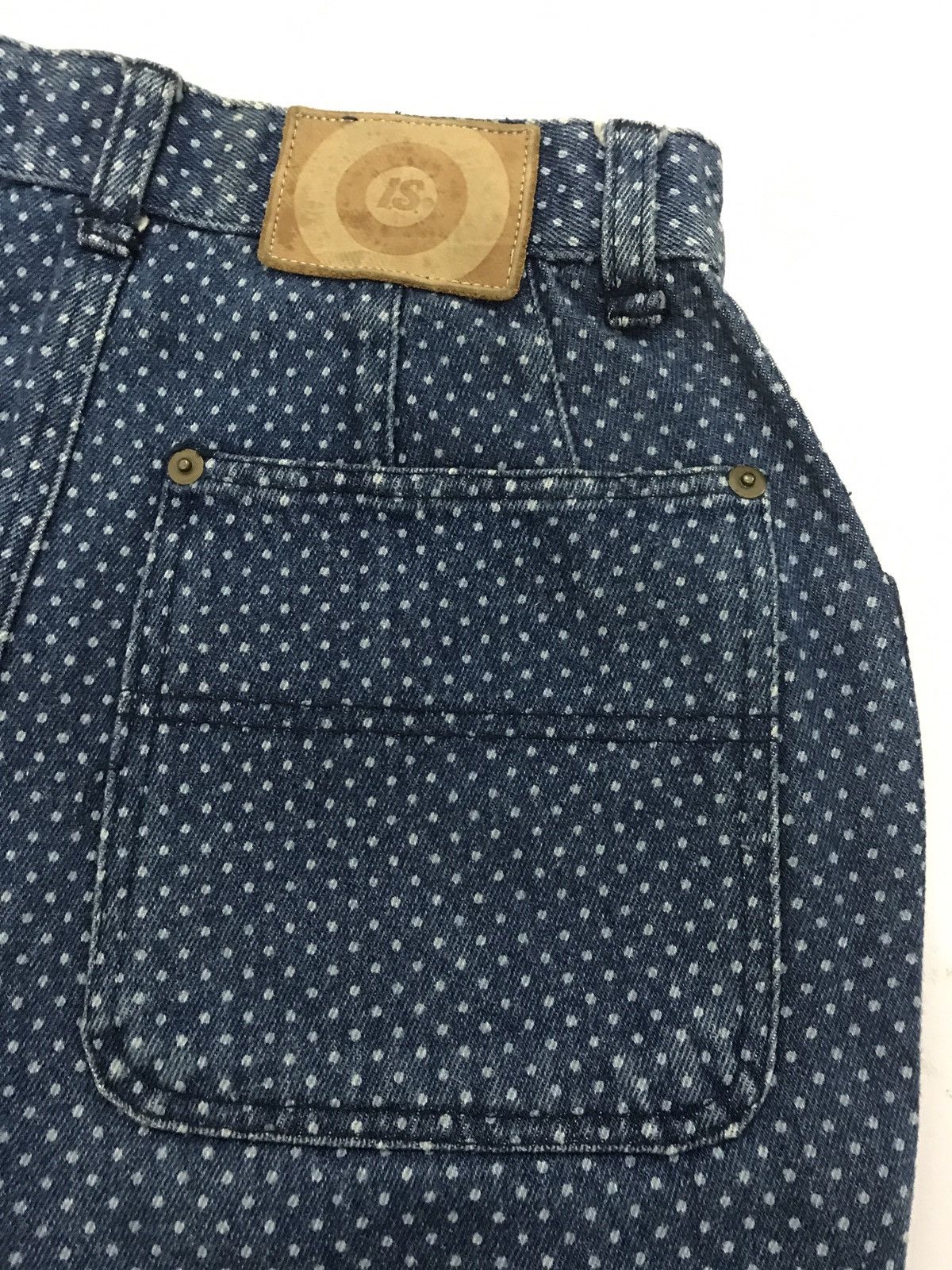 Issey Miyake Vintage Issey Miyake Polkadot Jeans Size 23" - 10 Thumbnail
