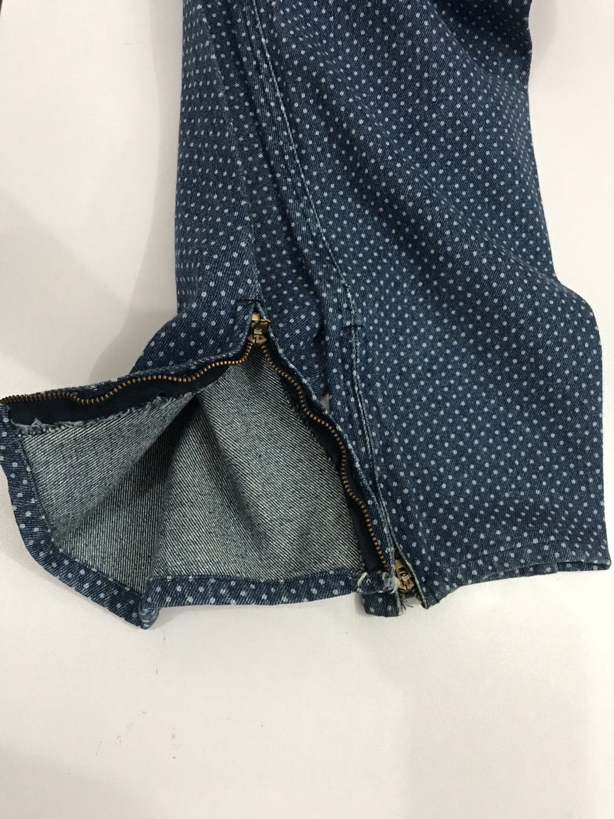 Issey Miyake Vintage Issey Miyake Polkadot Jeans Size 23" - 15 Thumbnail