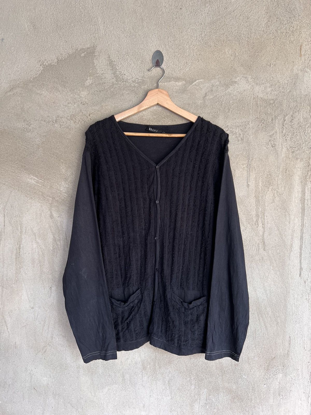 Beams Plus Beams Japan Distressed Cardigan Jacket Size US L / EU 52-54 / 3 - 2 Thumbnail