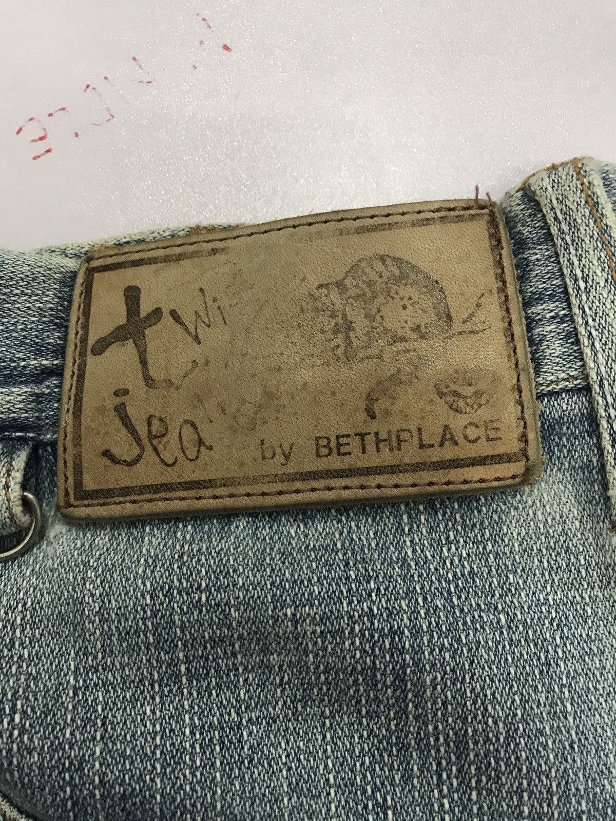 Indigo Vintage Twist Jeans by Bethplace Size US 30 / EU 46 - 13 Thumbnail