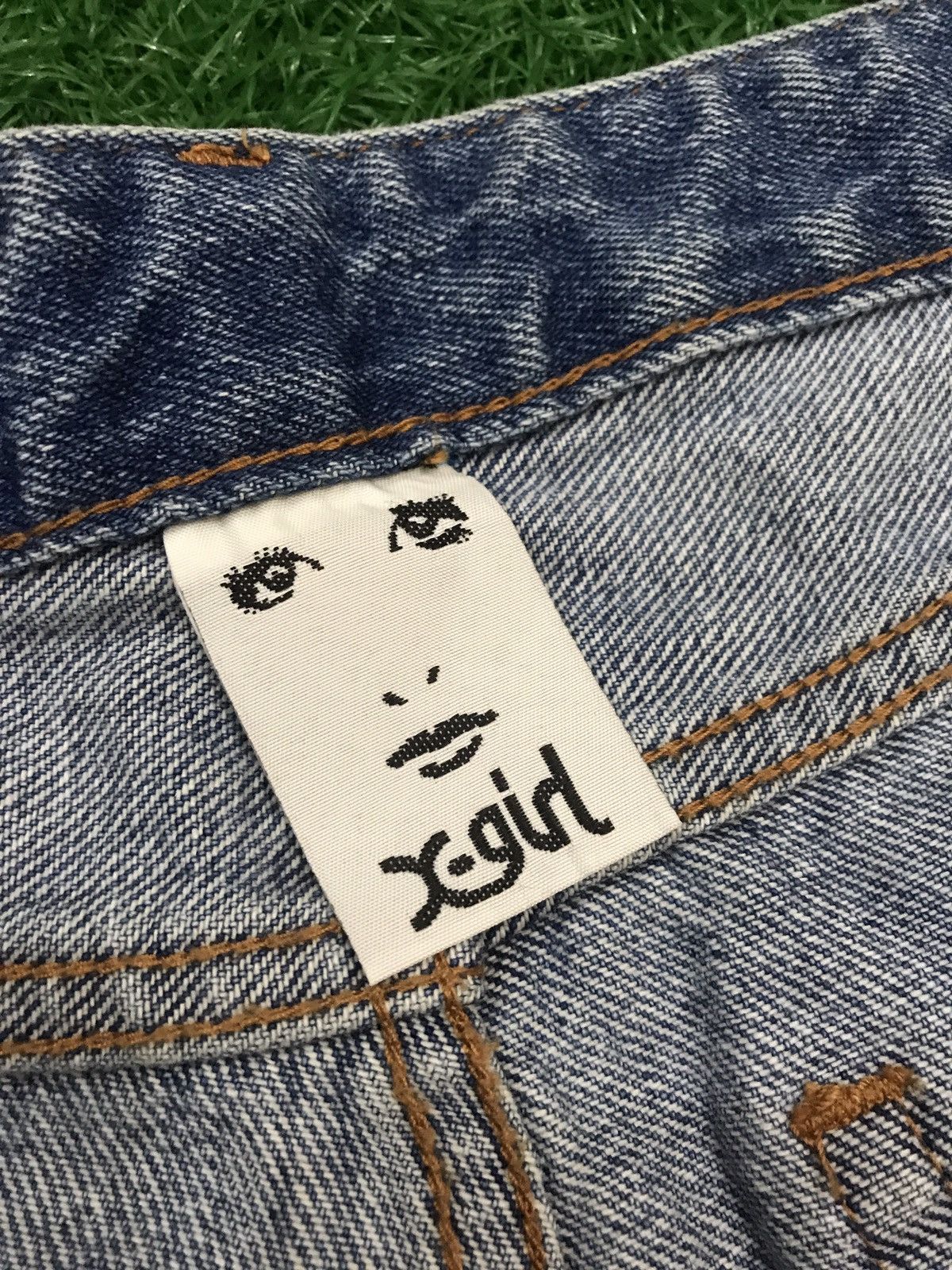 Japanese Brand X-Girl Distresed denim Size US 28 / EU 44 - 9 Thumbnail