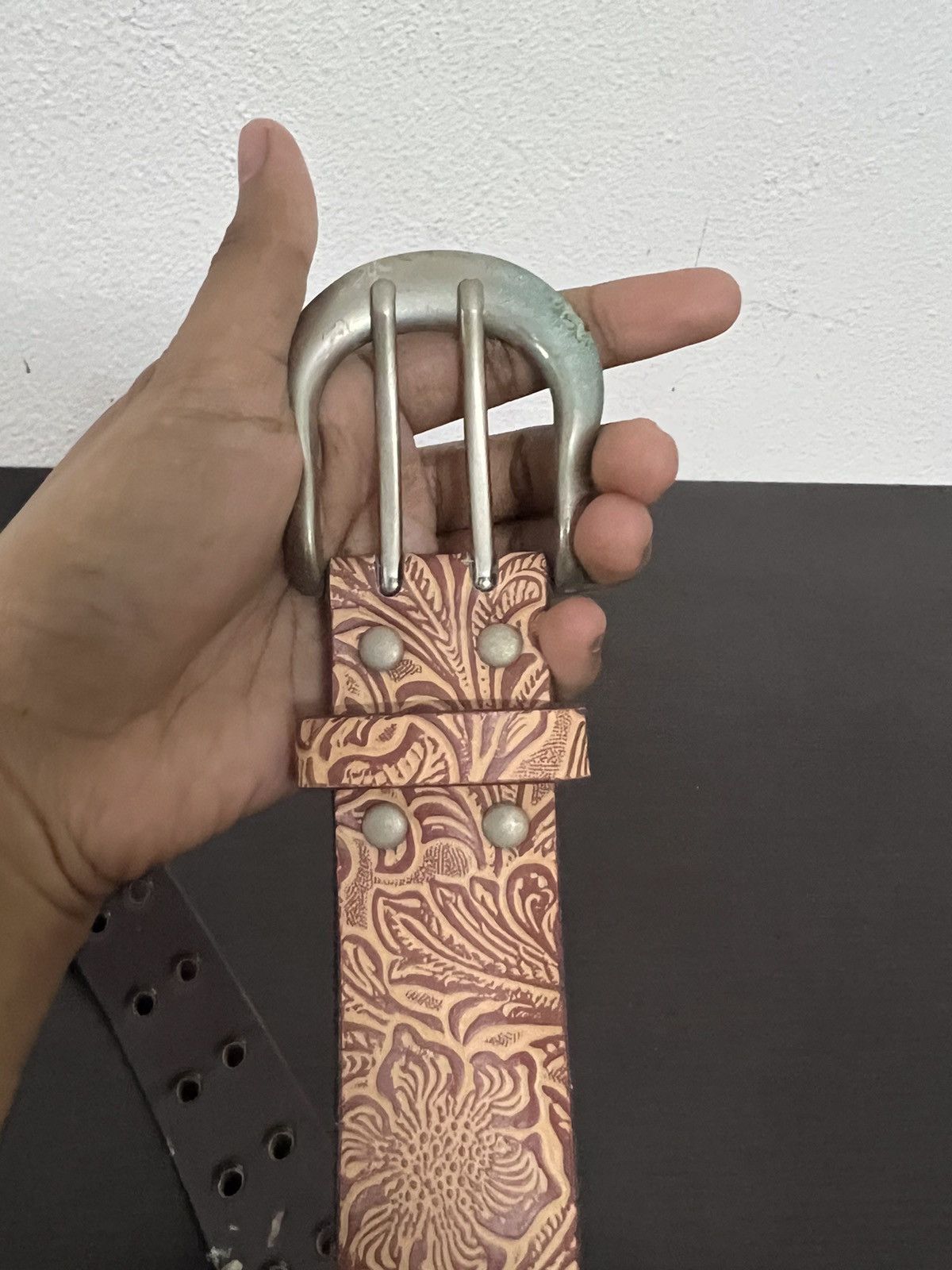 Other Navajo Design Buckle Belt Size ONE SIZE - 5 Thumbnail