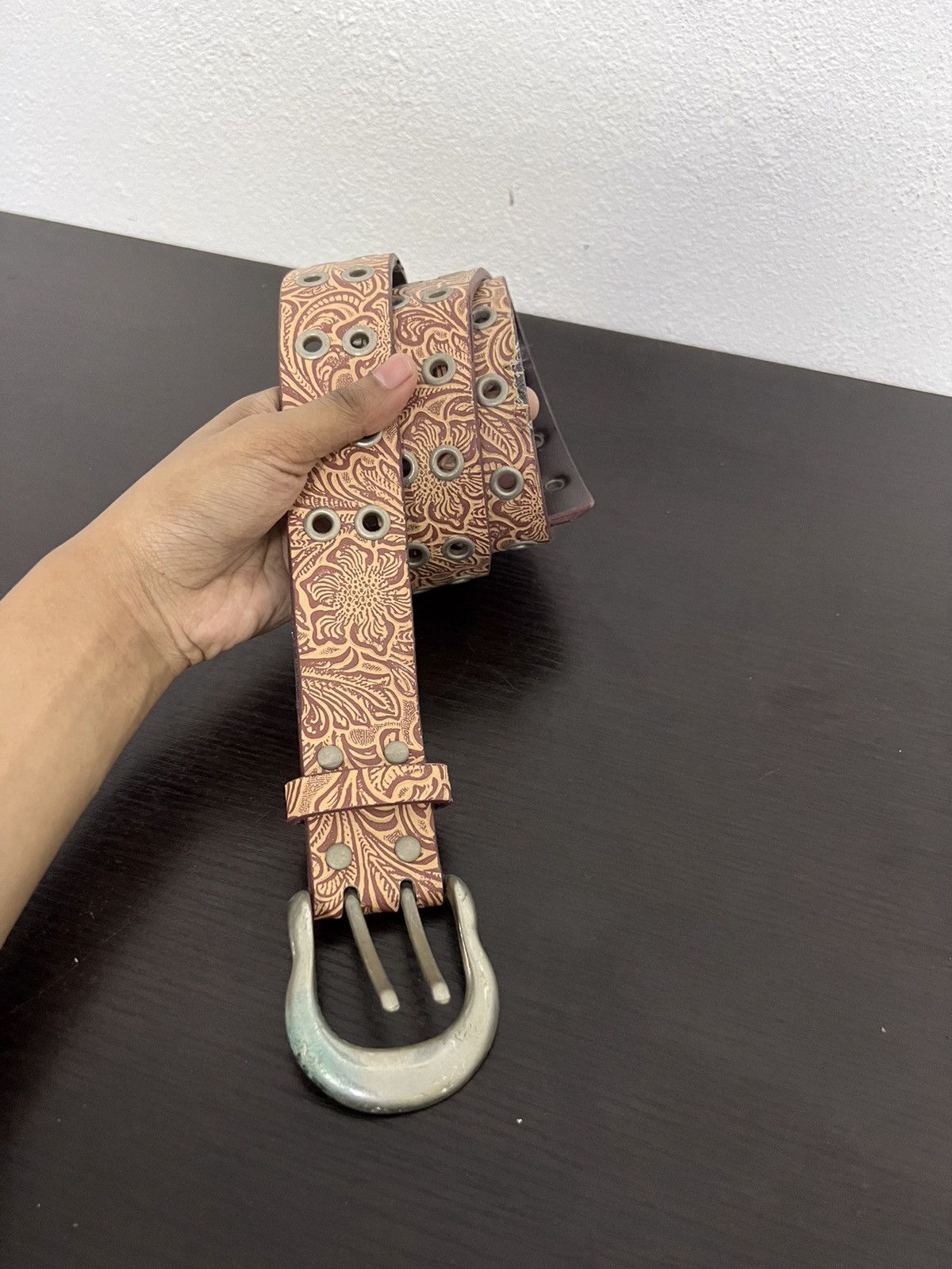 Other Navajo Design Buckle Belt Size ONE SIZE - 2 Thumbnail
