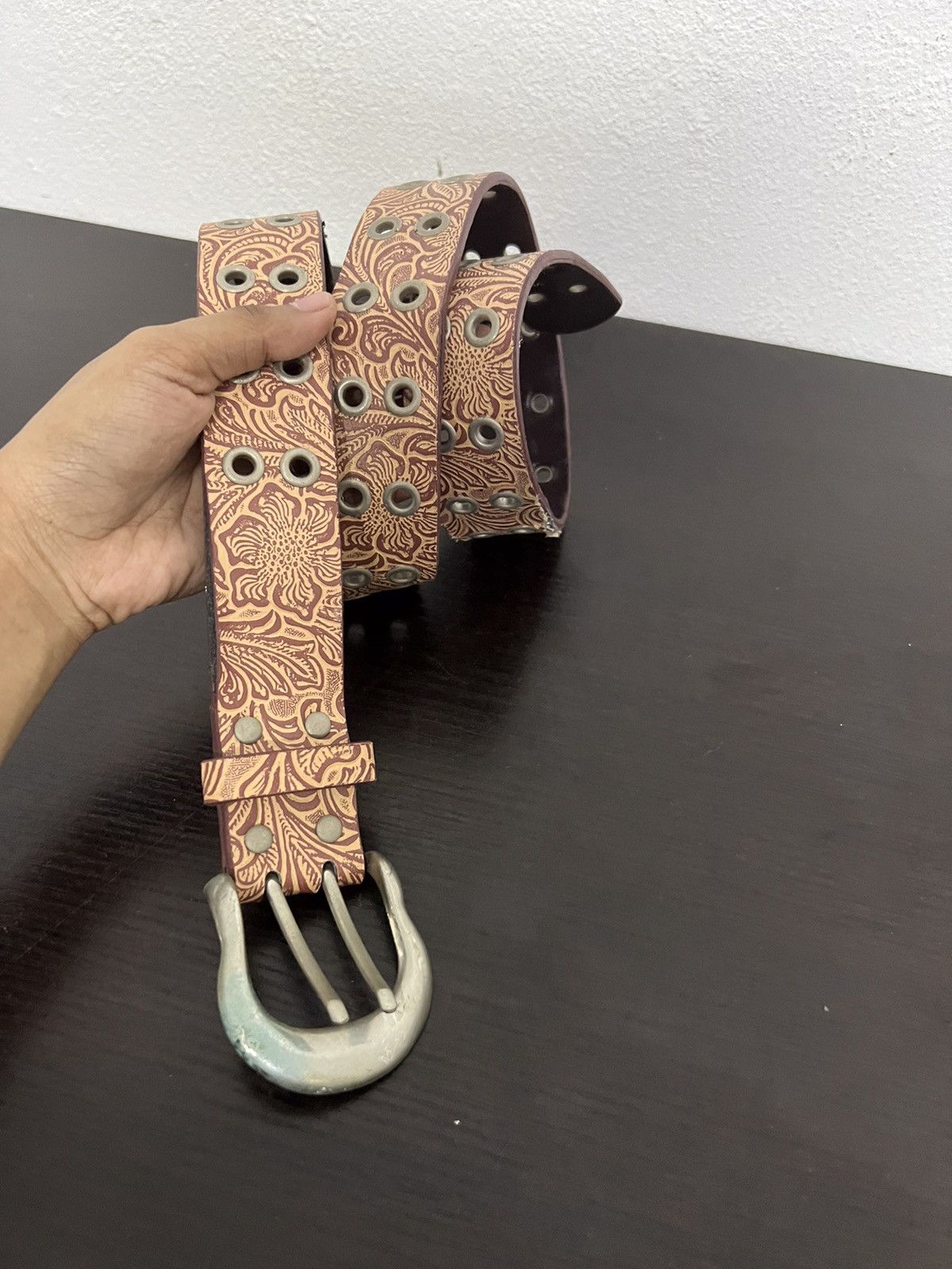 Other Navajo Design Buckle Belt Size ONE SIZE - 3 Thumbnail