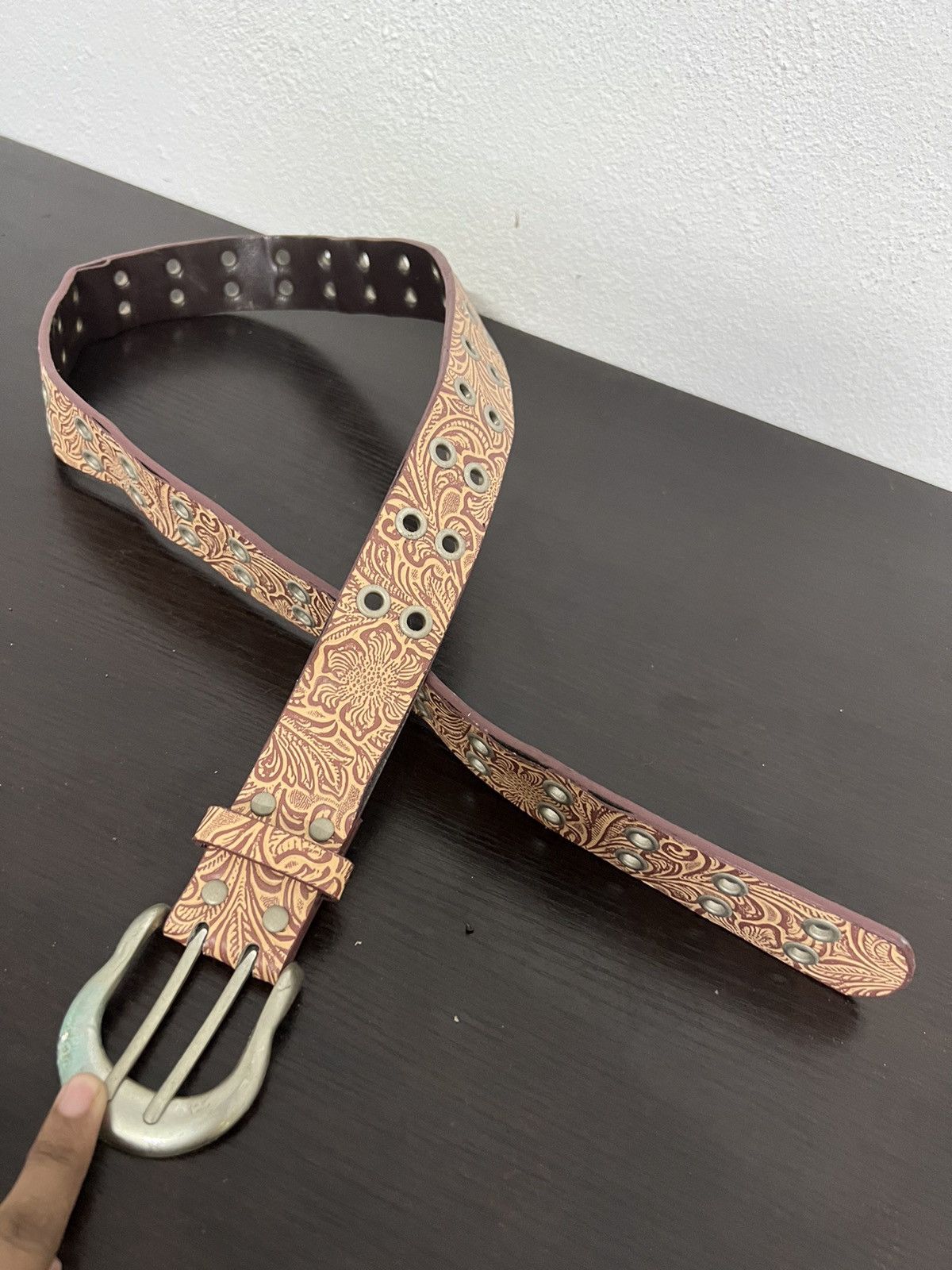 Other Navajo Design Buckle Belt Size ONE SIZE - 8 Thumbnail