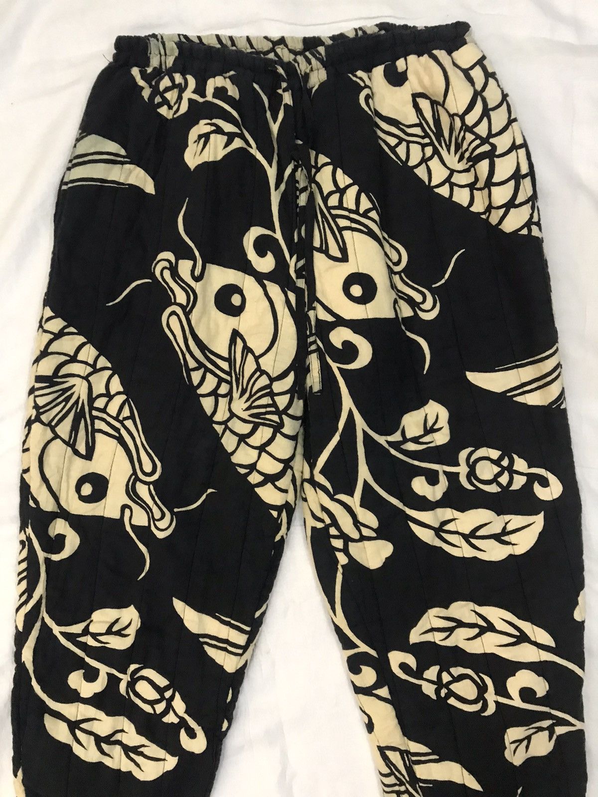 Japanese Brand Vintage Japanesse Classic pant Koi fish design Size US 32 / EU 48 - 2 Thumbnail