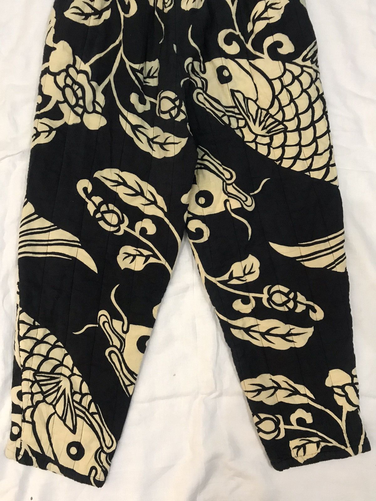 Japanese Brand Vintage Japanesse Classic pant Koi fish design Size US 32 / EU 48 - 6 Thumbnail