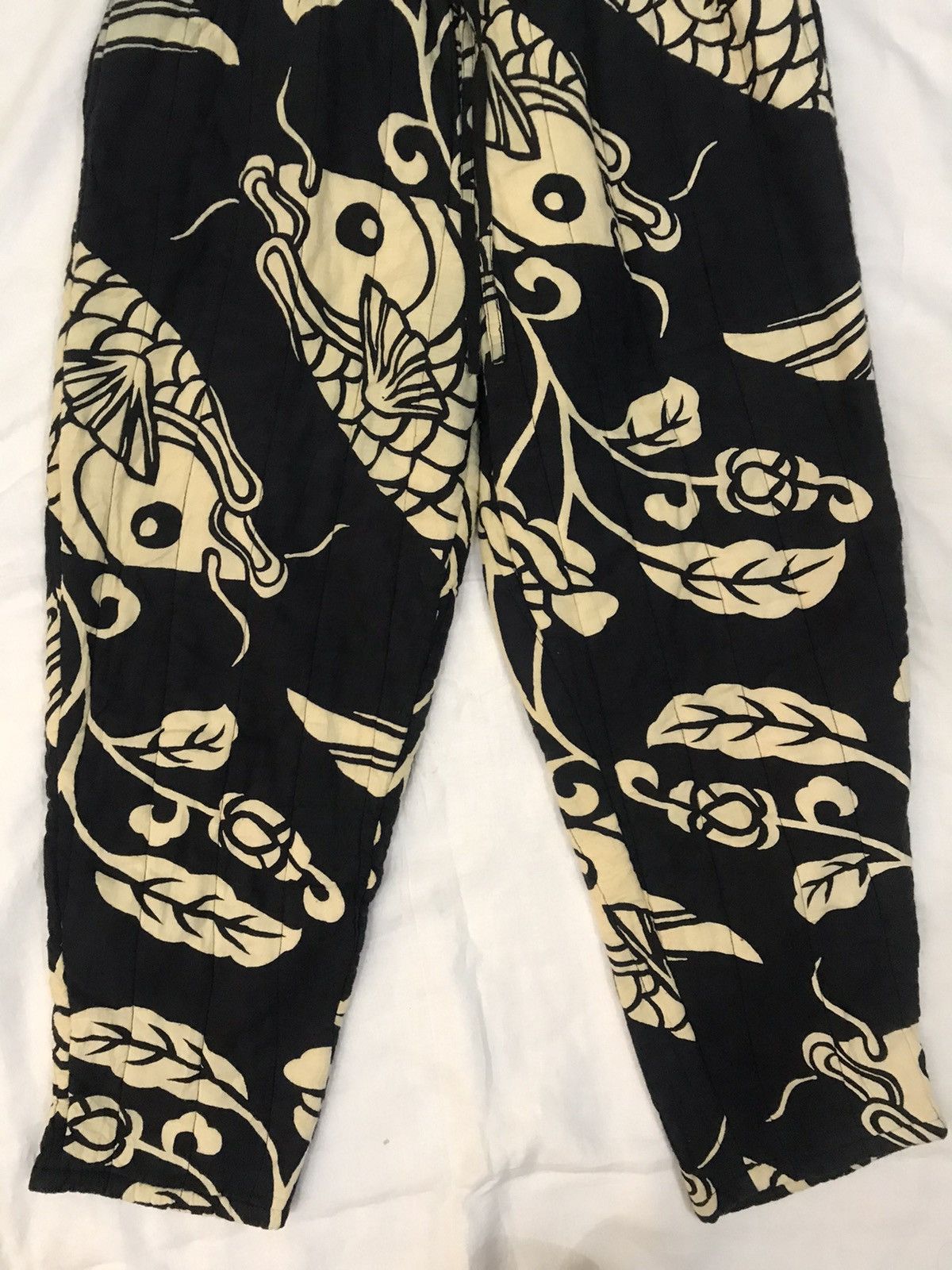 Japanese Brand Vintage Japanesse Classic pant Koi fish design Size US 32 / EU 48 - 3 Thumbnail