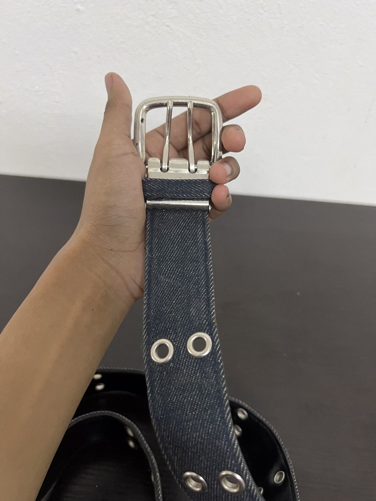 Other Denim Buckle Belt Size ONE SIZE - 6 Thumbnail